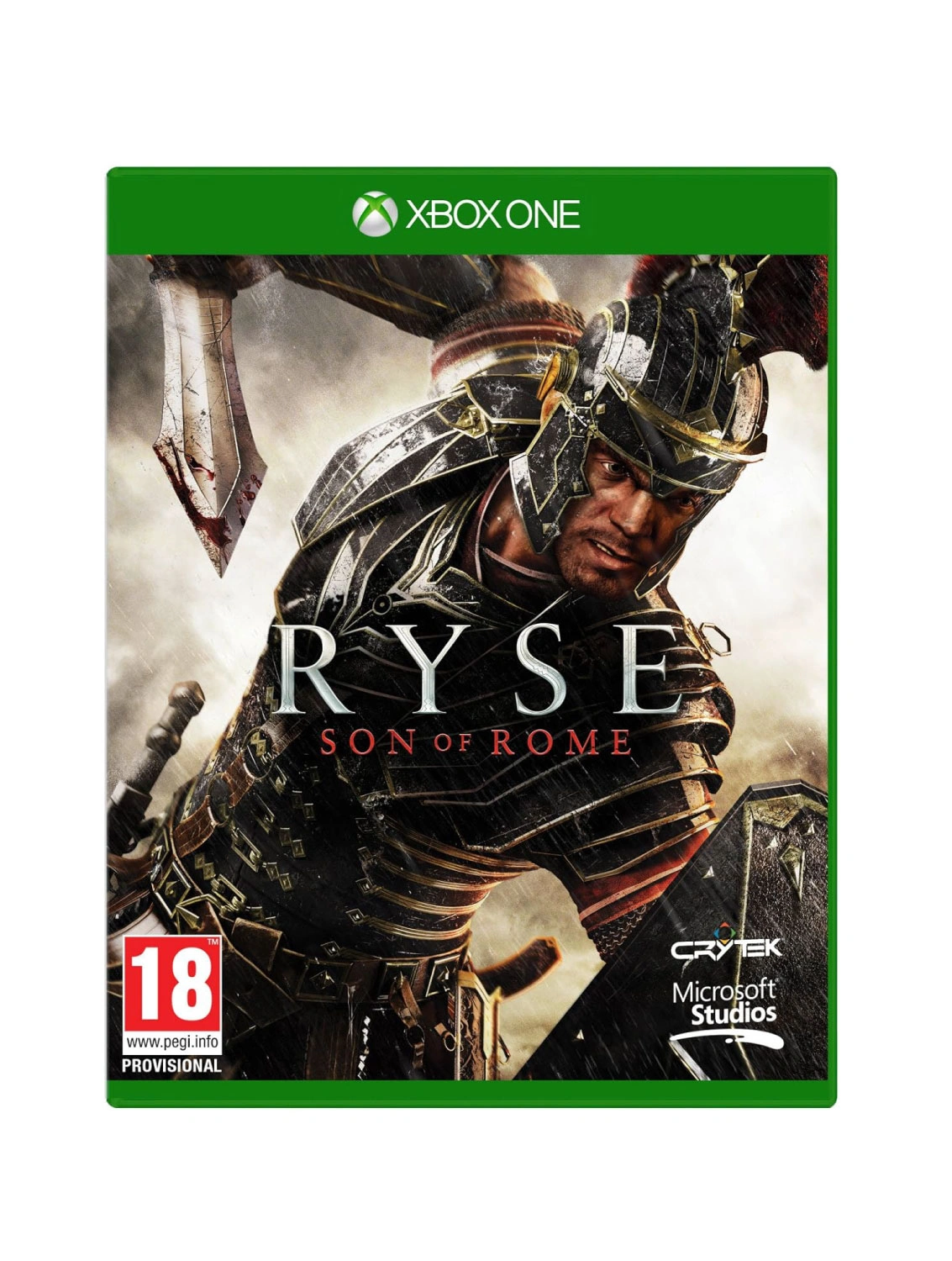 Ryse Son of Rome Xbox One used game case front cover