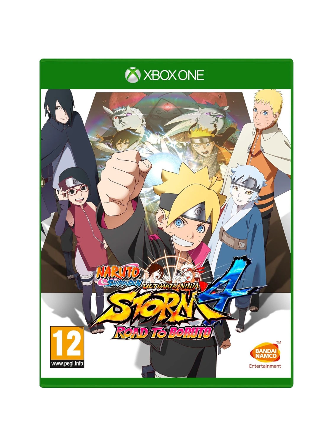 Naruto Ultimate Ninja Storm 4 Road to Boruto Xbox One used case
