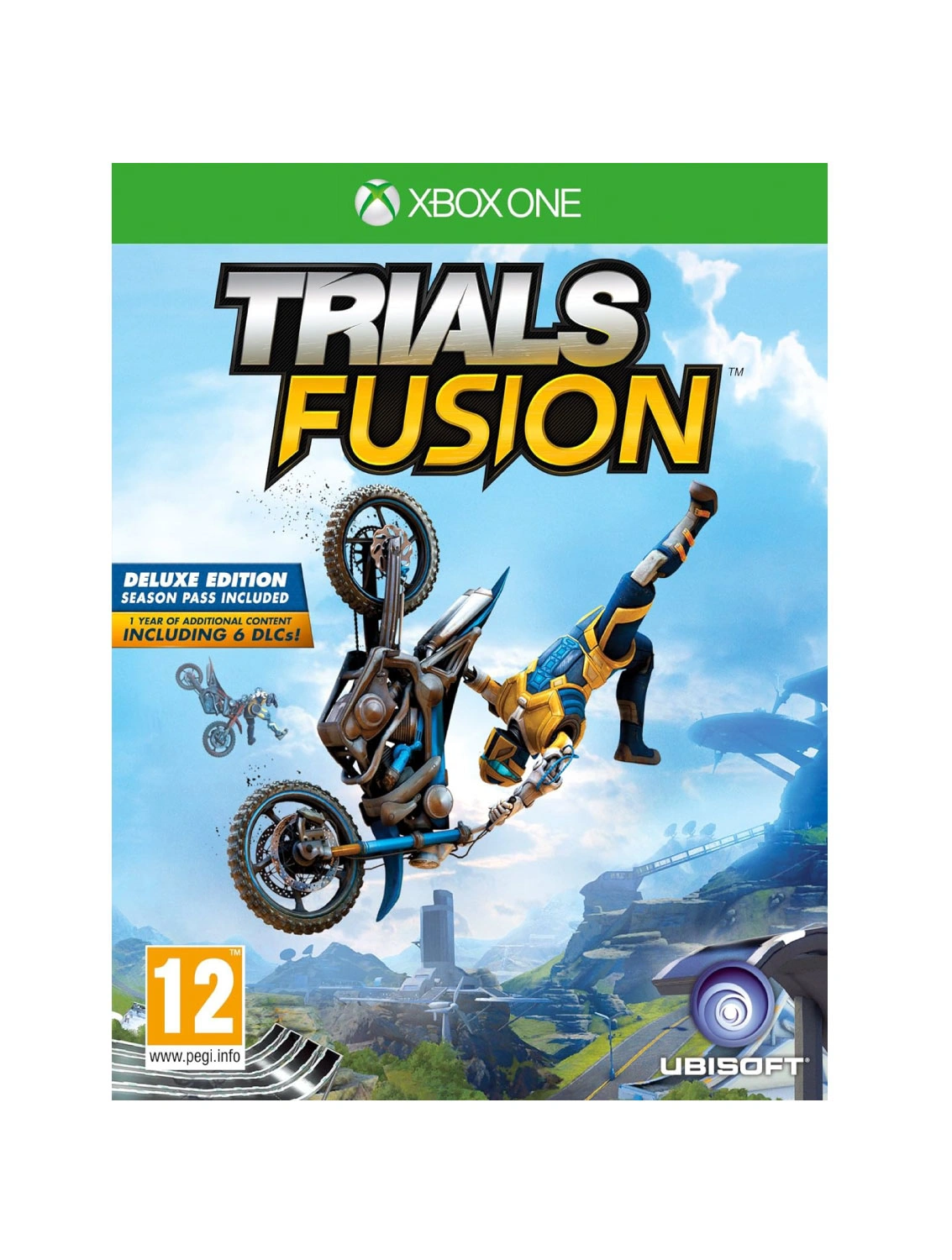 Trials Fusion Deluxe Edition Xbox One used game case front