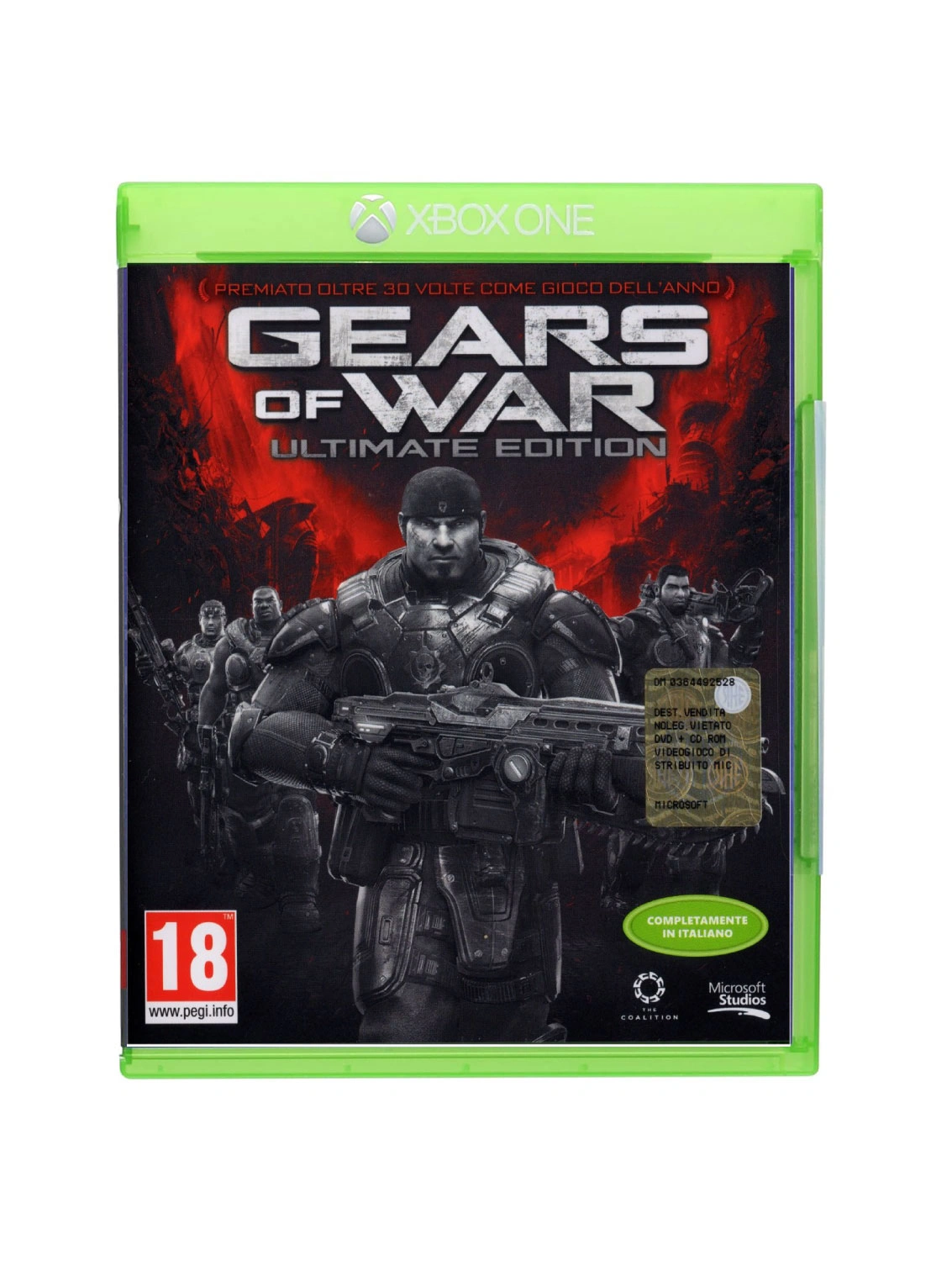 Gears of War Ultimate Edition Xbox One used disc front cover