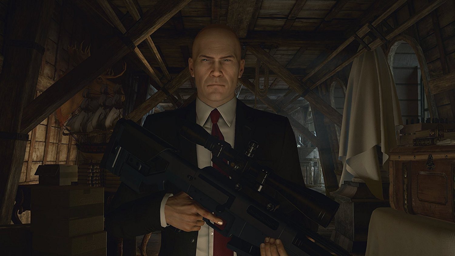 Hitman Steelbook Edition gameplay screenshot stealth disguise