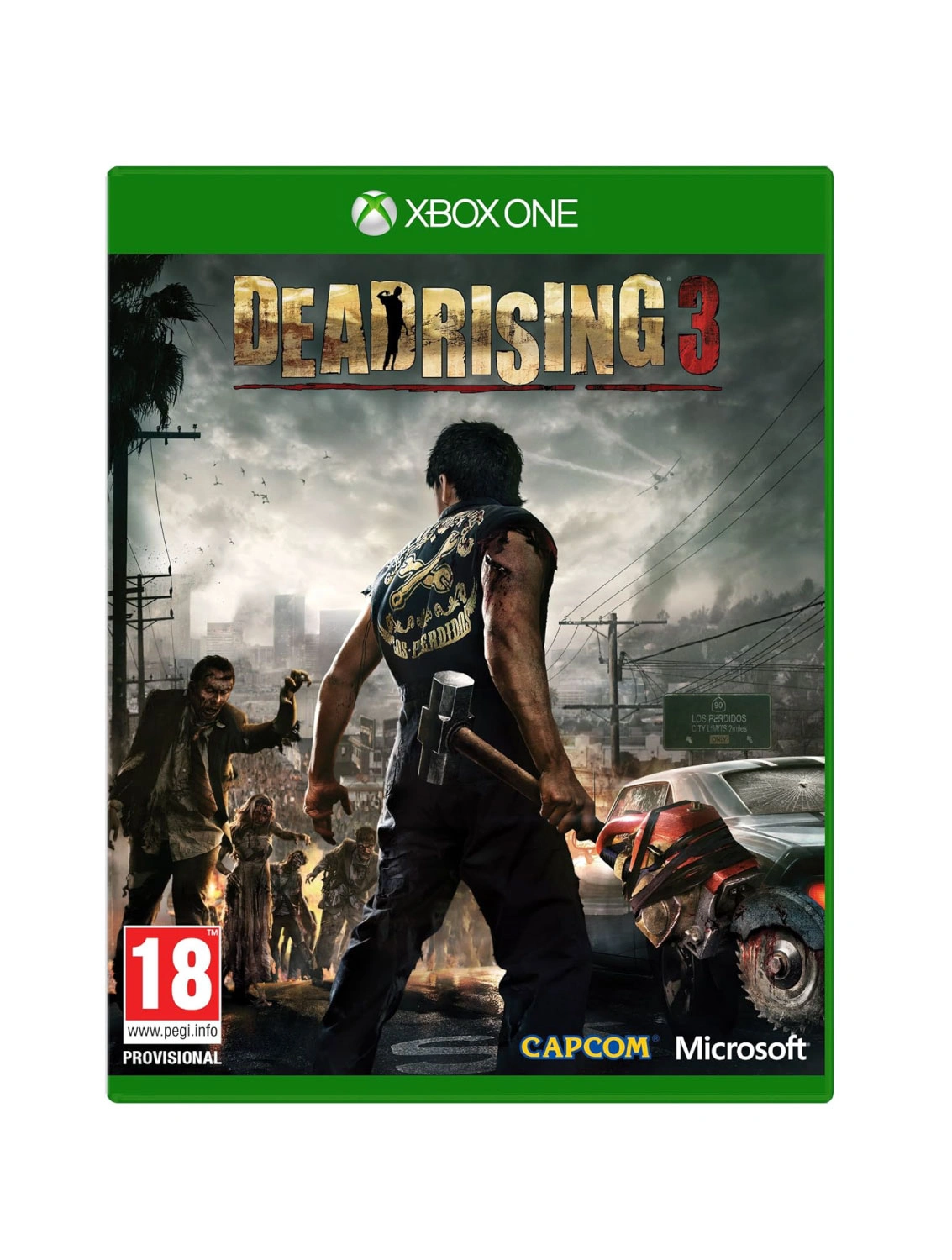 Dead Rising 3 Xbox One used disc front cover