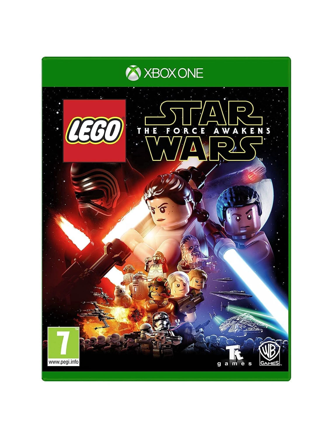 LEGO Star Wars Force Awakens Xbox One used disc front cover