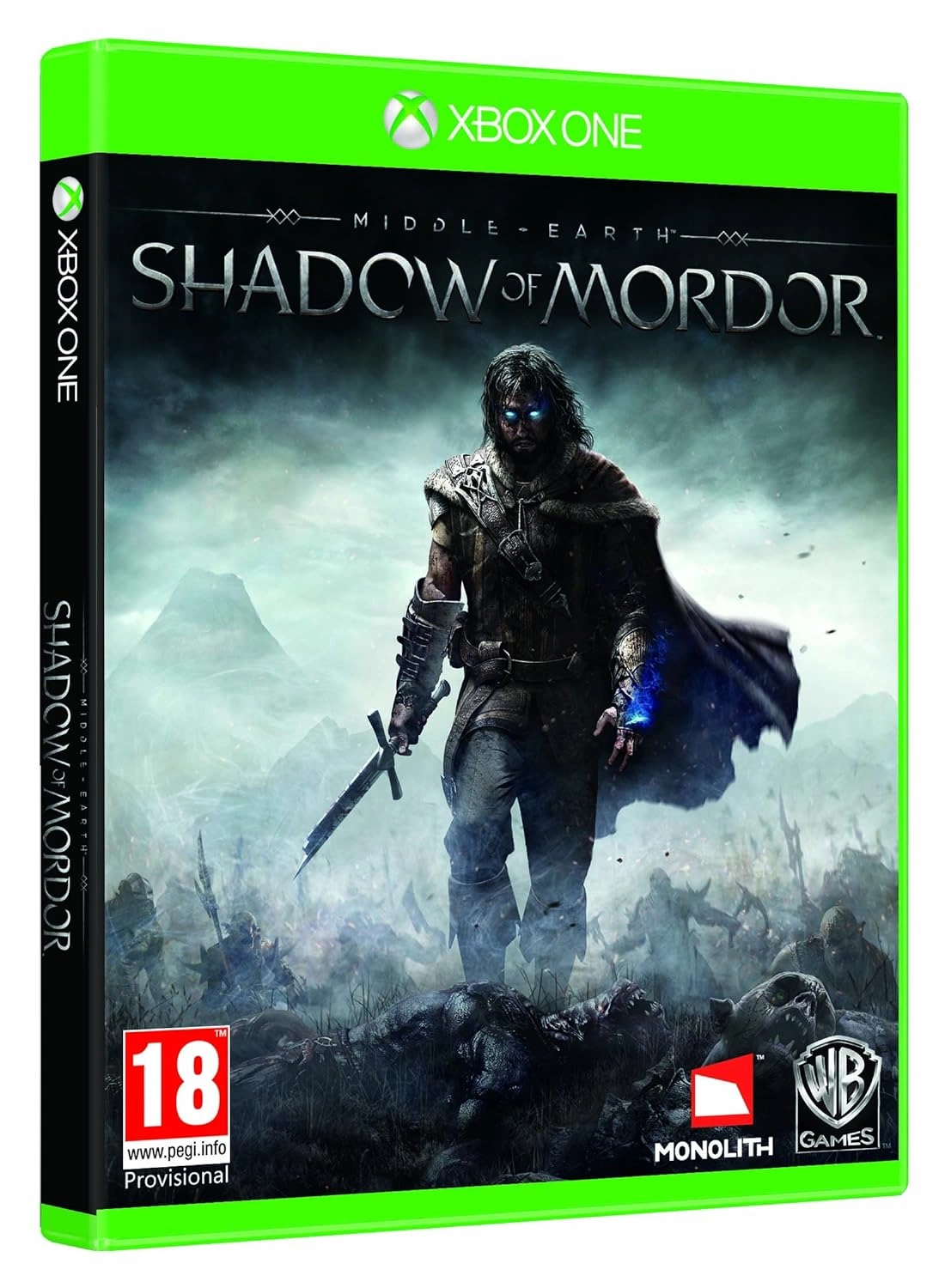 Middle-Earth Shadow of Mordor Xbox One game case – best open world story game Xbox One