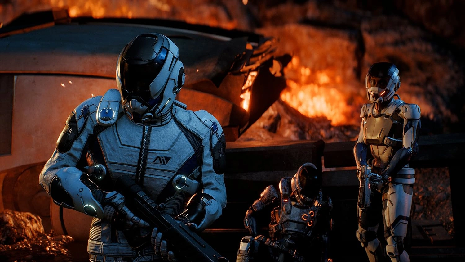Mass Effect Andromeda Deluxe Edition Xbox One game case – best open world games Xbox One