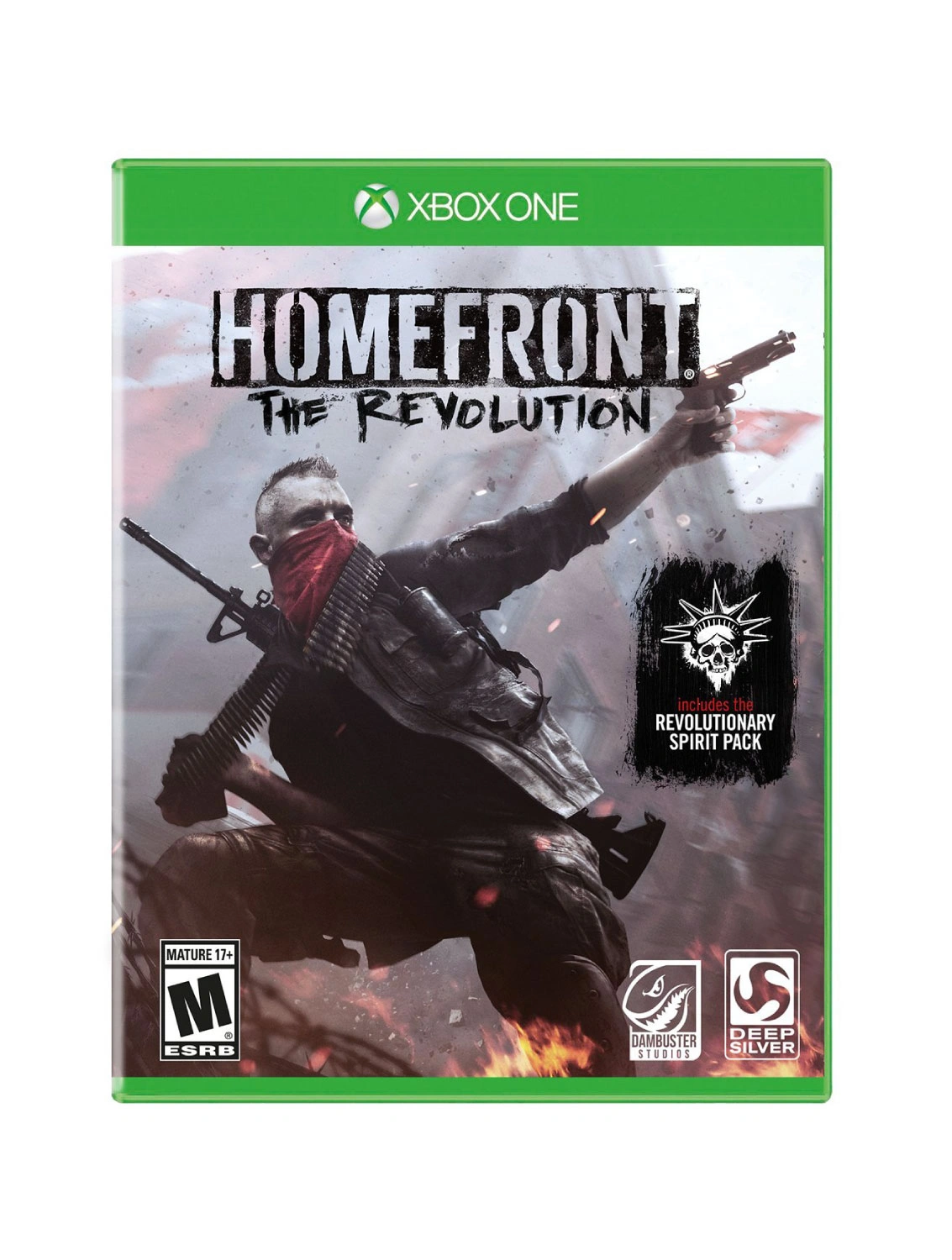 Homefront The Revolution Xbox One game disc front cover