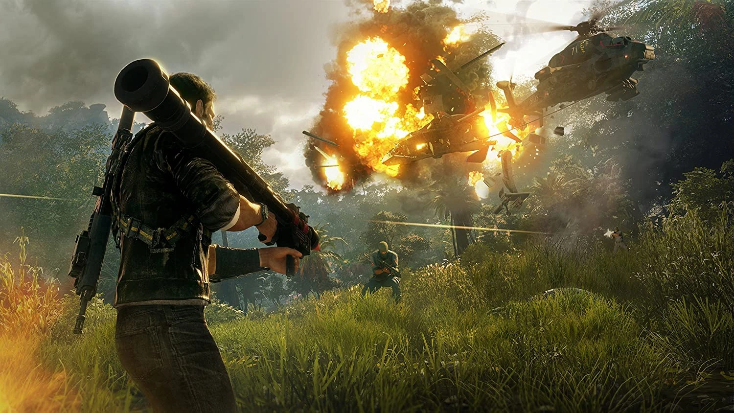 Just Cause 4 Xbox One gameplay Rico Rodriguez tornado open world Solis Pakistan