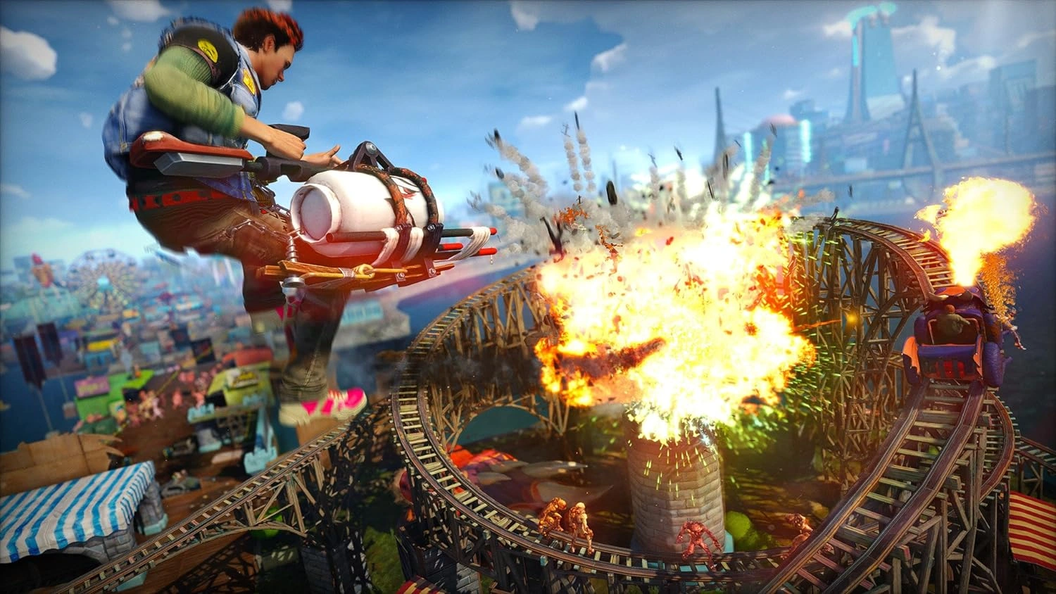 Sunset Overdrive Xbox One used game cover, Action Adventure Xbox One, Best Open World Games Xbox One