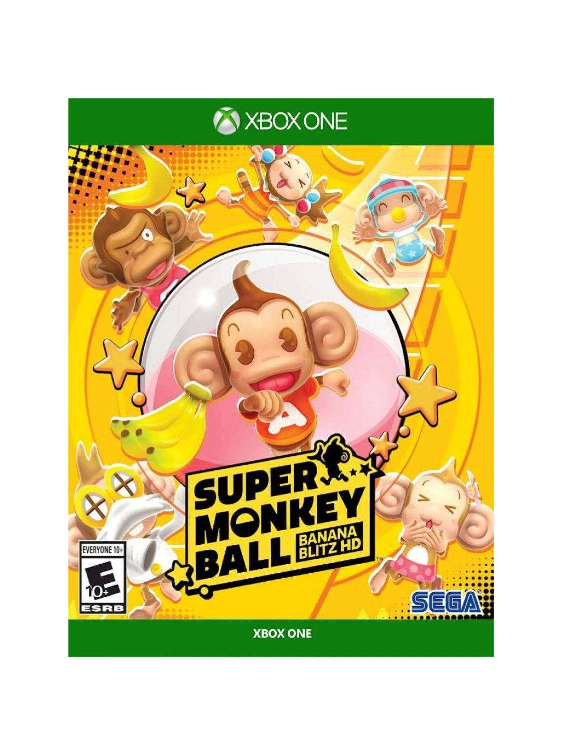 Super Monkey Ball Banana Blitz HD Xbox One game case SEGA RGG Studio Pakistan