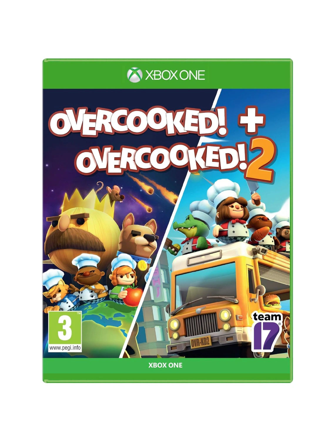 Overcooked Plus Overcooked 2 Xbox One game case Team17 Pakistan