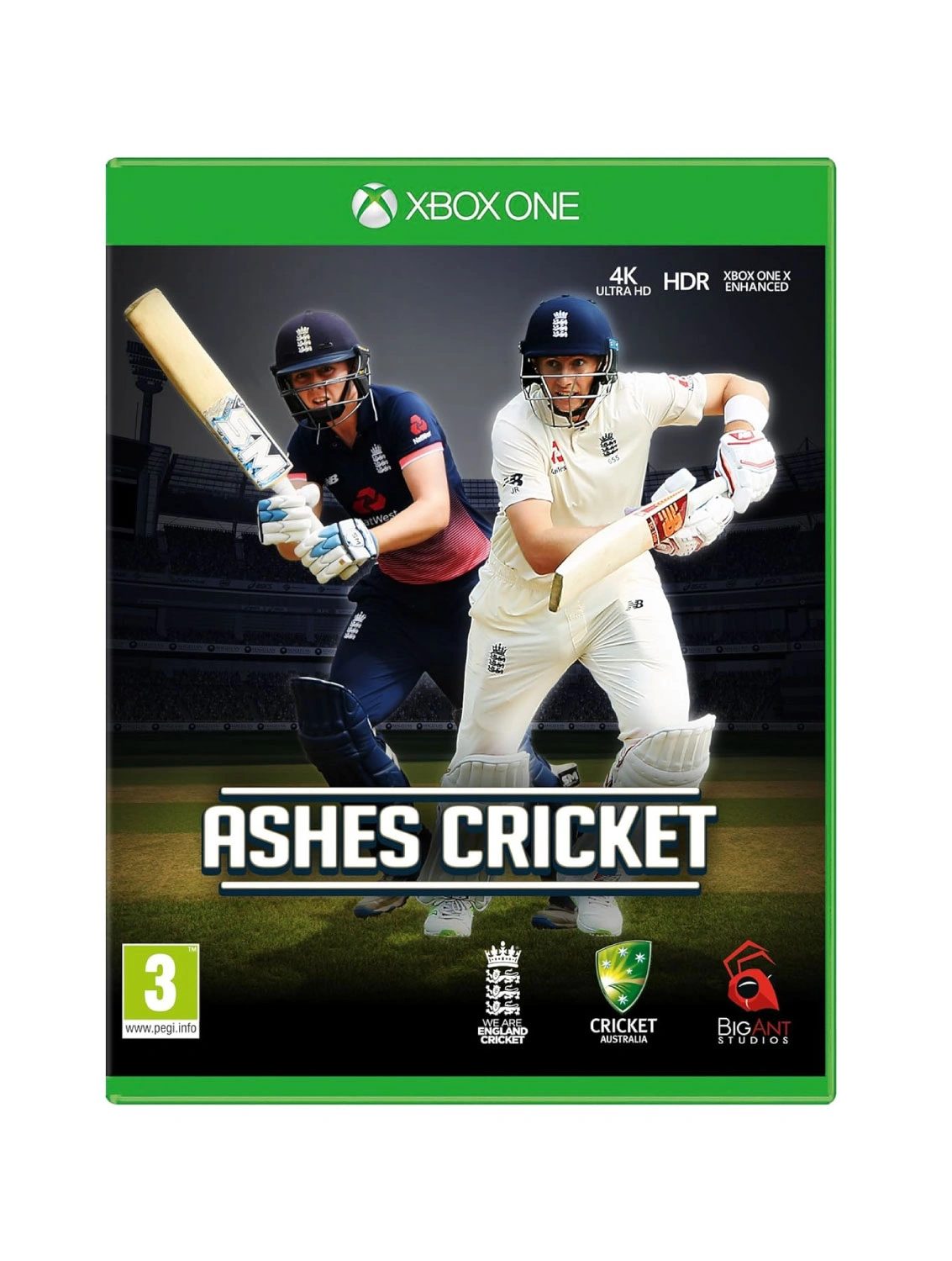 Ashes Cricket Xbox One game case Big Ant Studios Pakistan