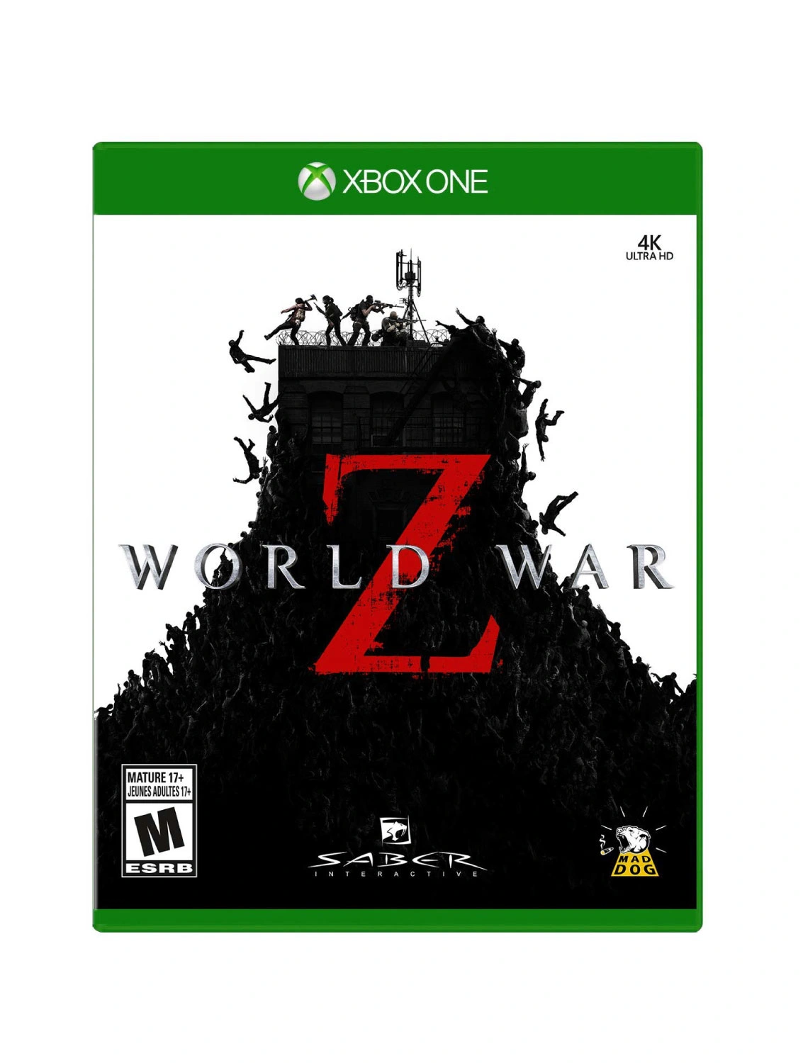 World War Z Xbox One game case Saber Interactive Pakistan