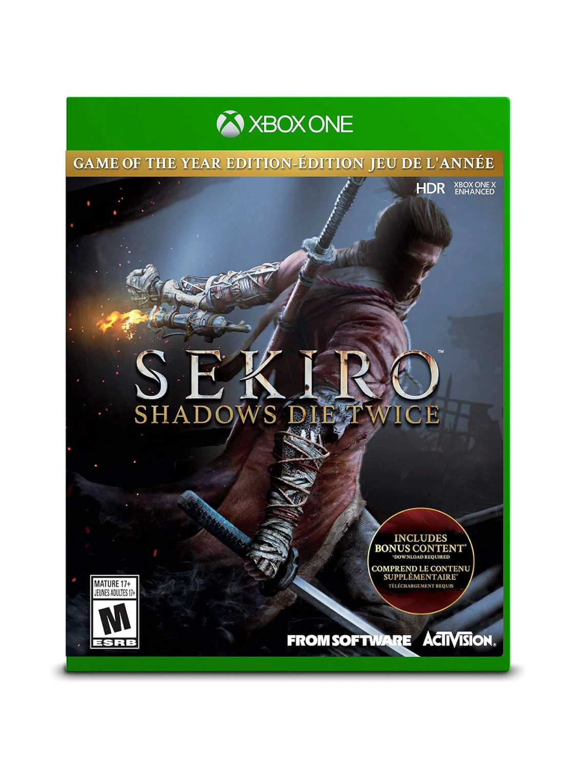 Sekiro Shadows Die Twice GOTY Edition Xbox One game case Pakistan