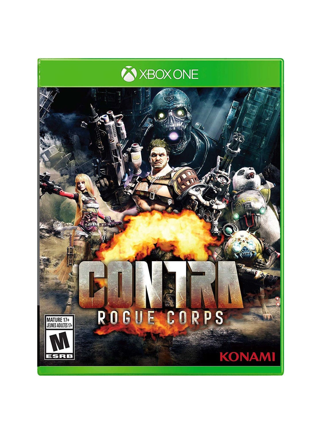 Contra Rogue Corps Xbox One game case Konami Toylogic Pakistan