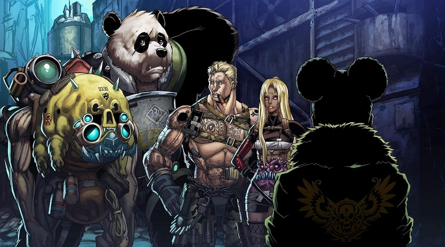 Contra Rogue Corps Xbox One 4 player local co-op all characters Damned City Pakistan