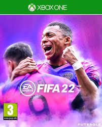 FIFA 22 Xbox Series X game cover with Kylian Mbappe