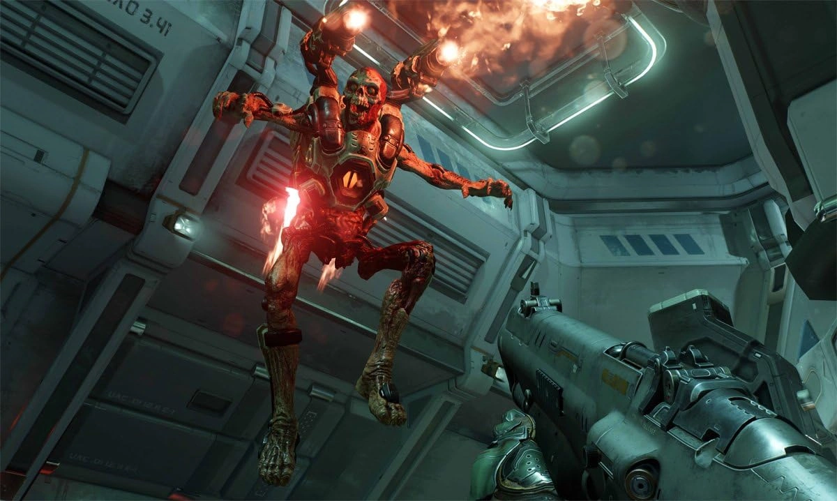 DOOM PS4 game cover - used shooter game Pakistan