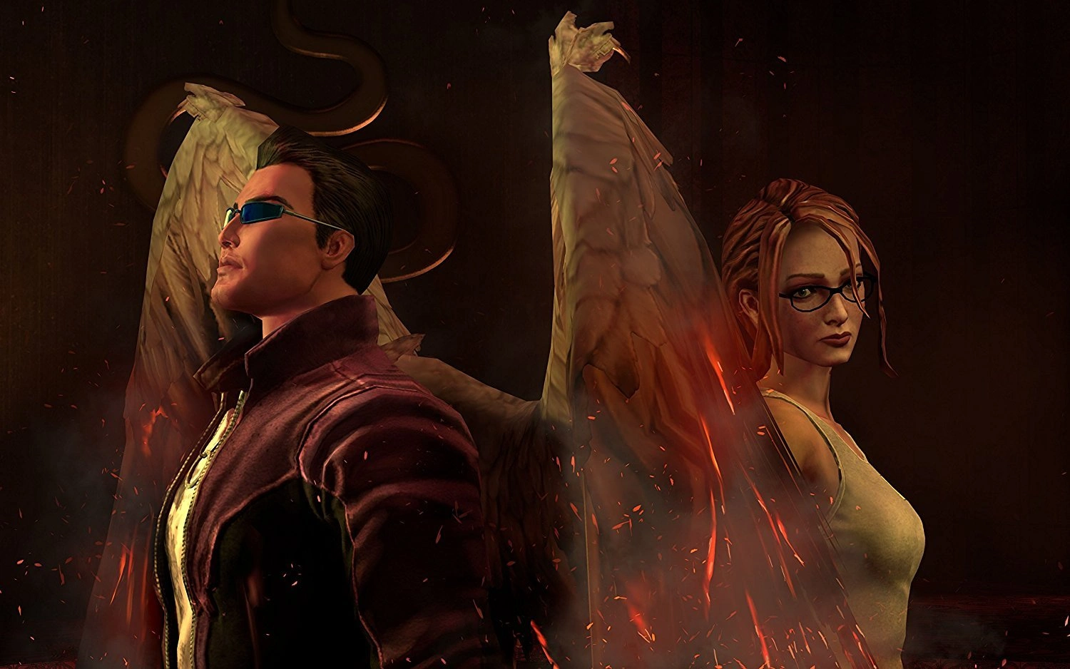 Saints Row 4 Re-Elected and Gat Out of Hell PS4 used game case cover art