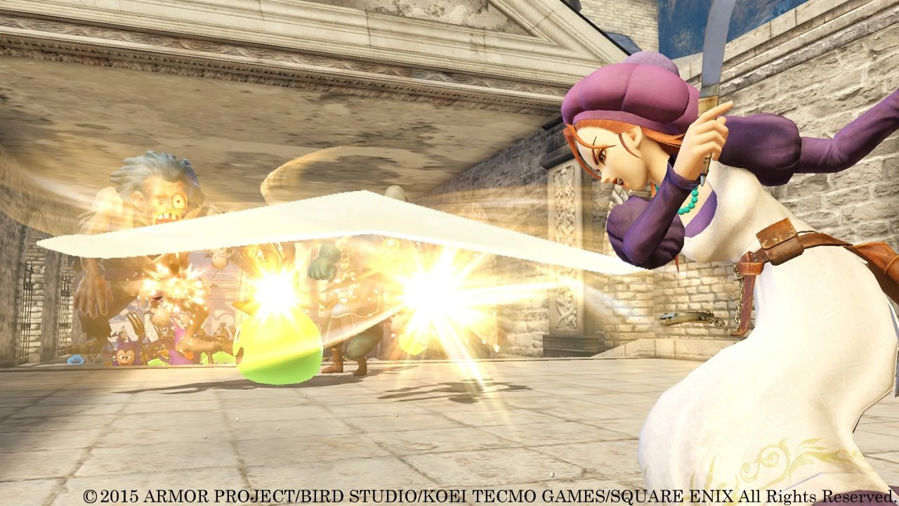 Dragon Quest Heroes World Tree's Woe PS4 used game cover art