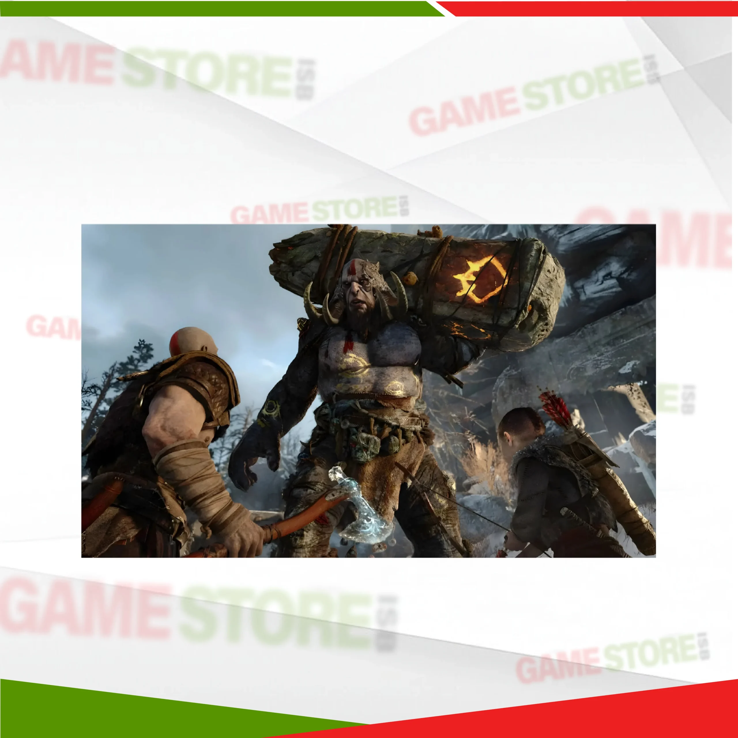 God of War PlayStation 4 gameplay combat with Leviathan Axe
