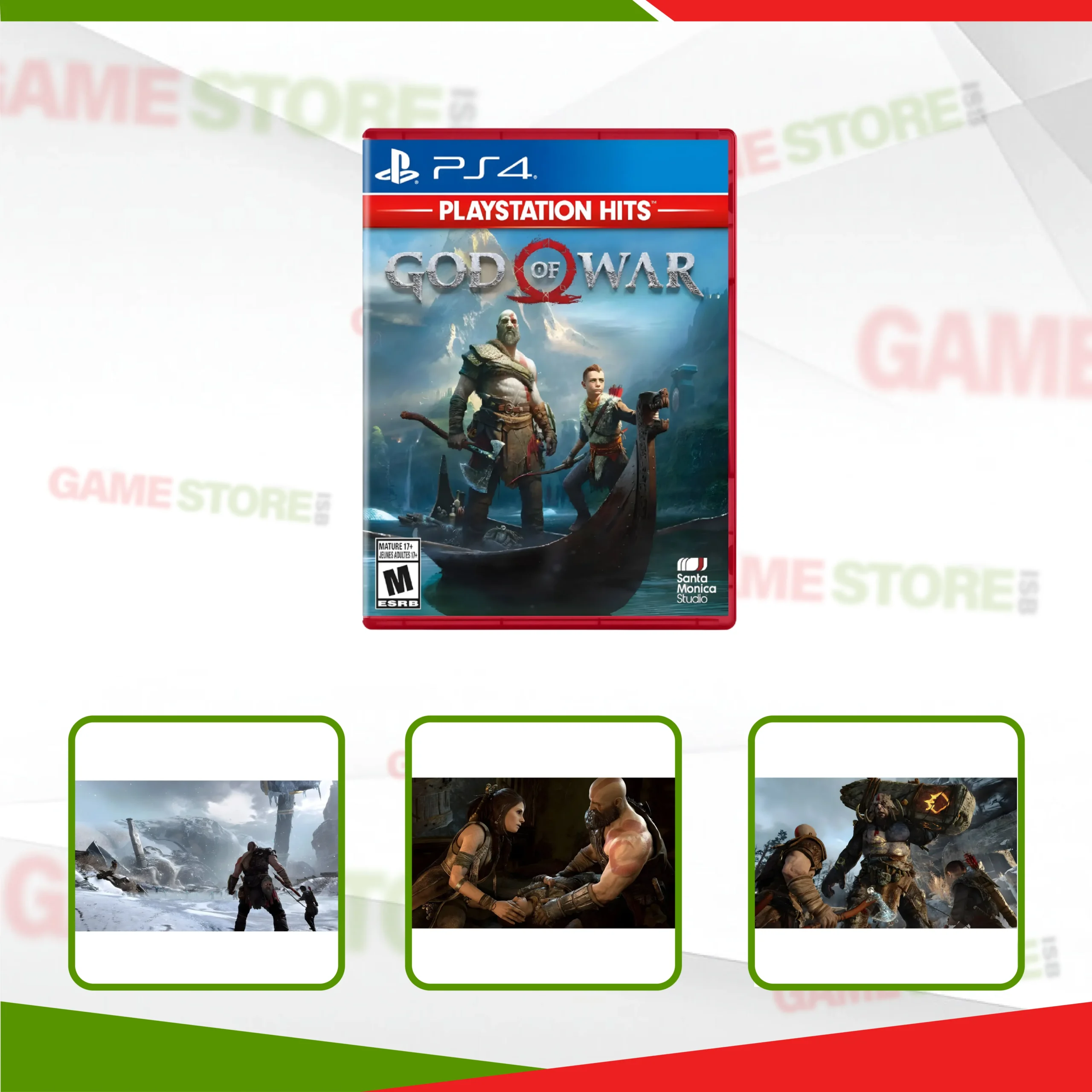 God of War PlayStation 4 epic boss fight scene