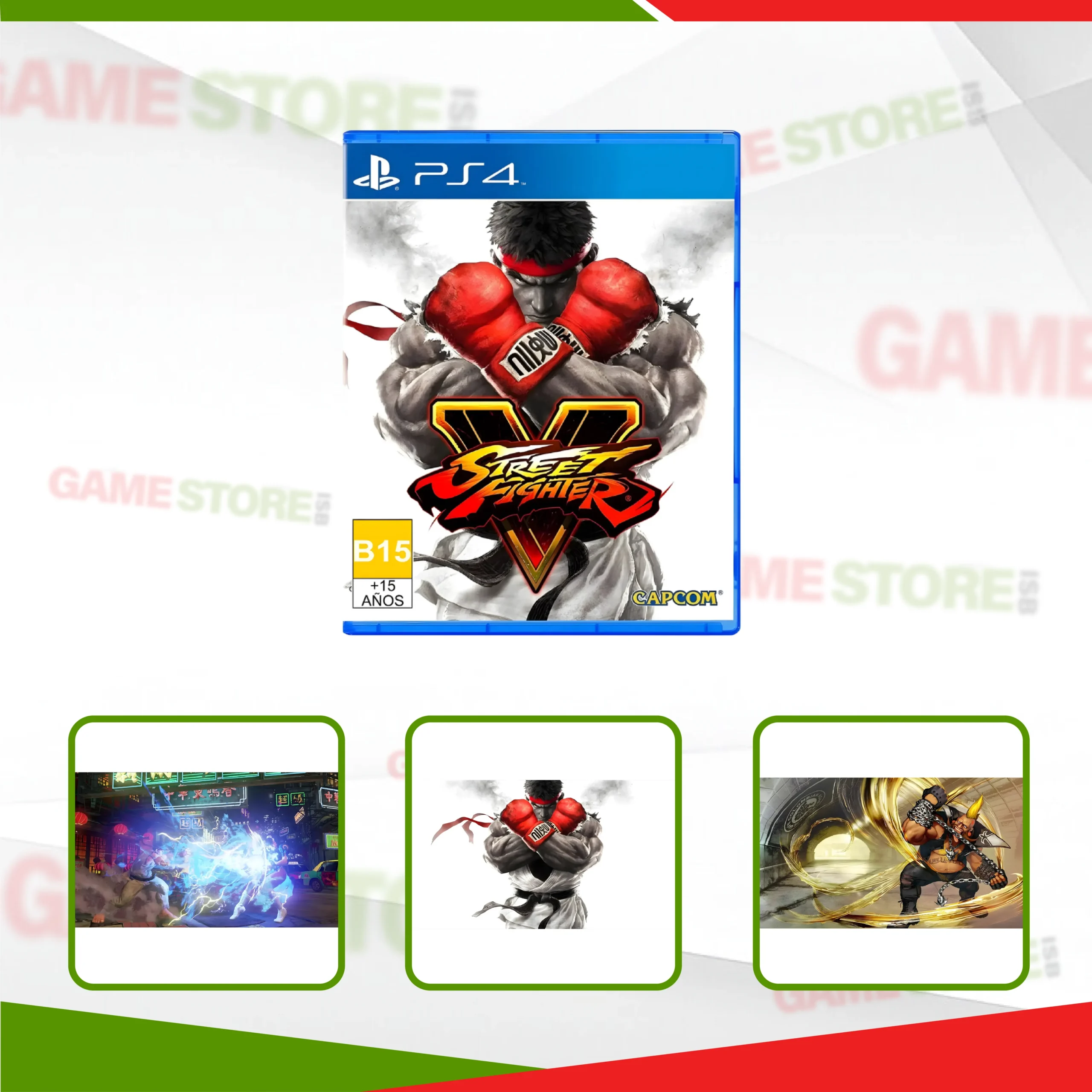 Street Fighter V PS4 online versus multiplayer match