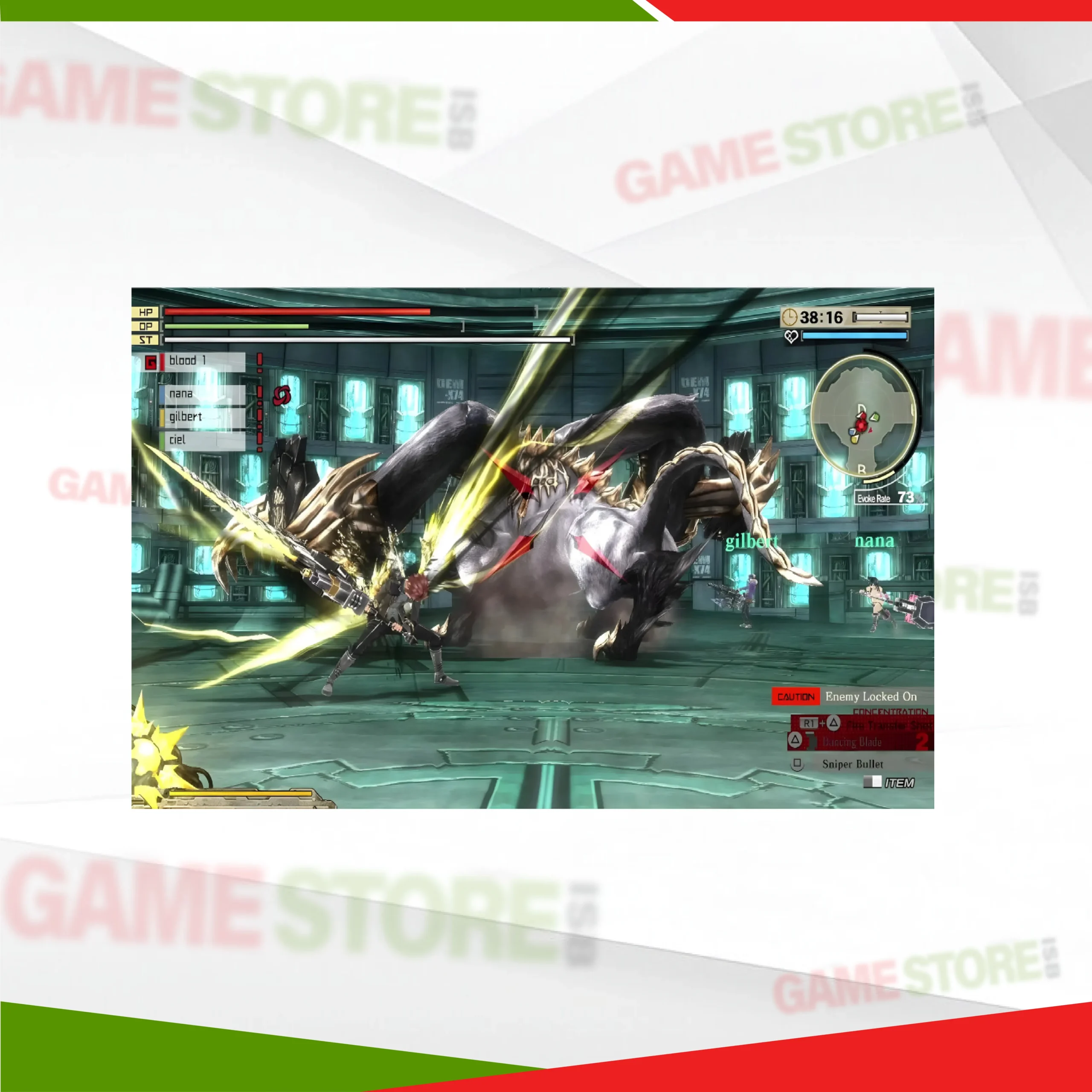 God Eater 2 Rage Burst PS4 Burst Mode special attack