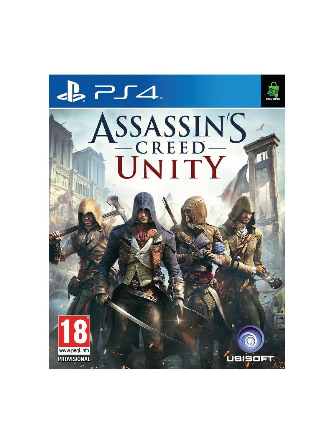Assassin's Creed Unity PlayStation 4 game case Ubisoft Pakistan