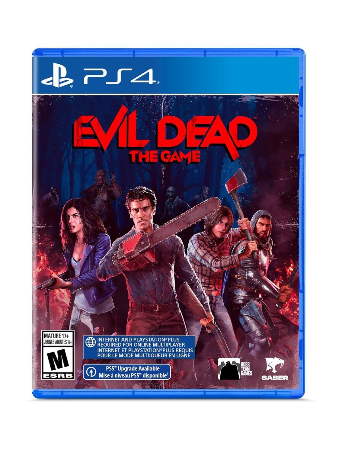 Evil Dead The Game PS4 physical disc game case Pakistan horror game