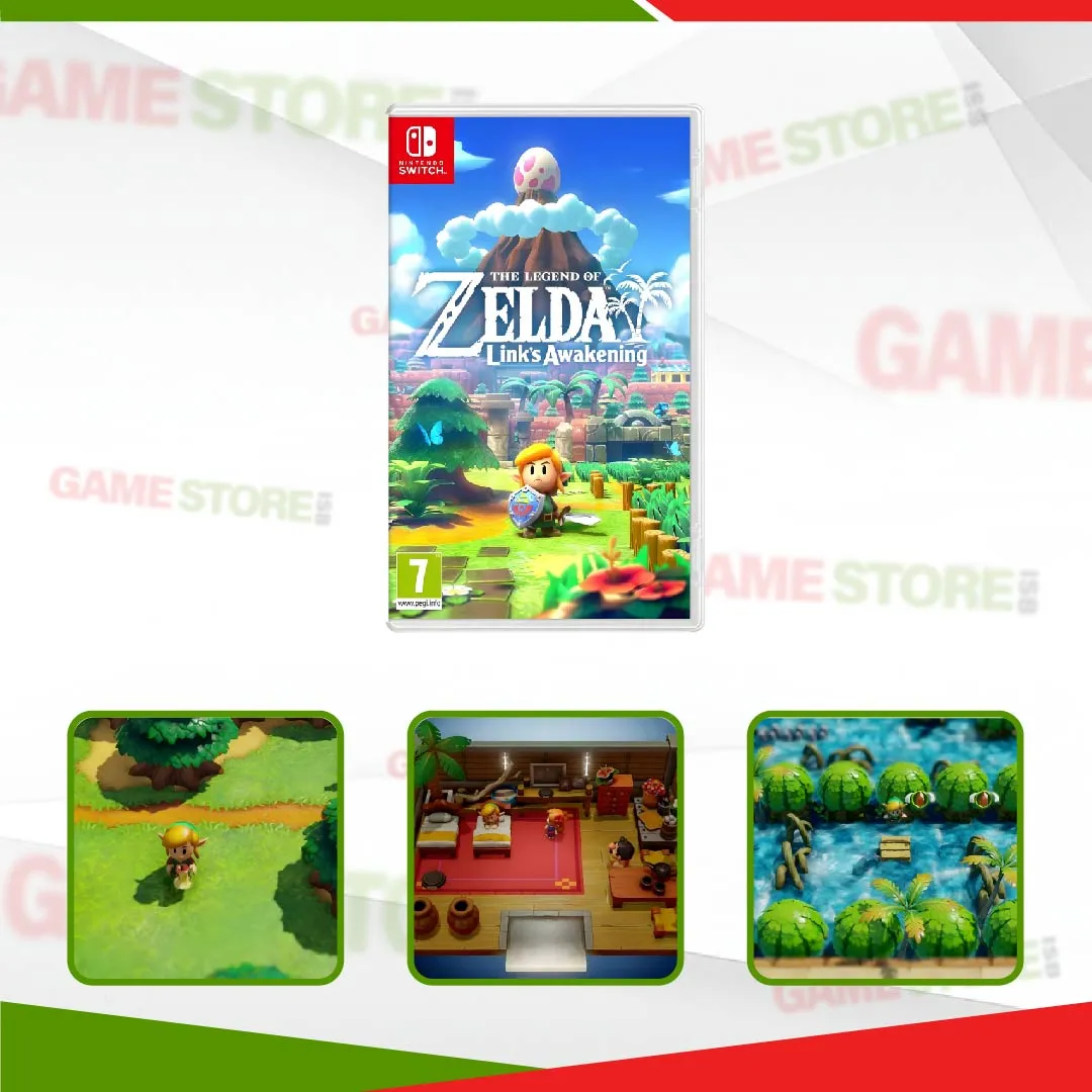 Legend of Zelda Link's Awakening Nintendo Switch island map
