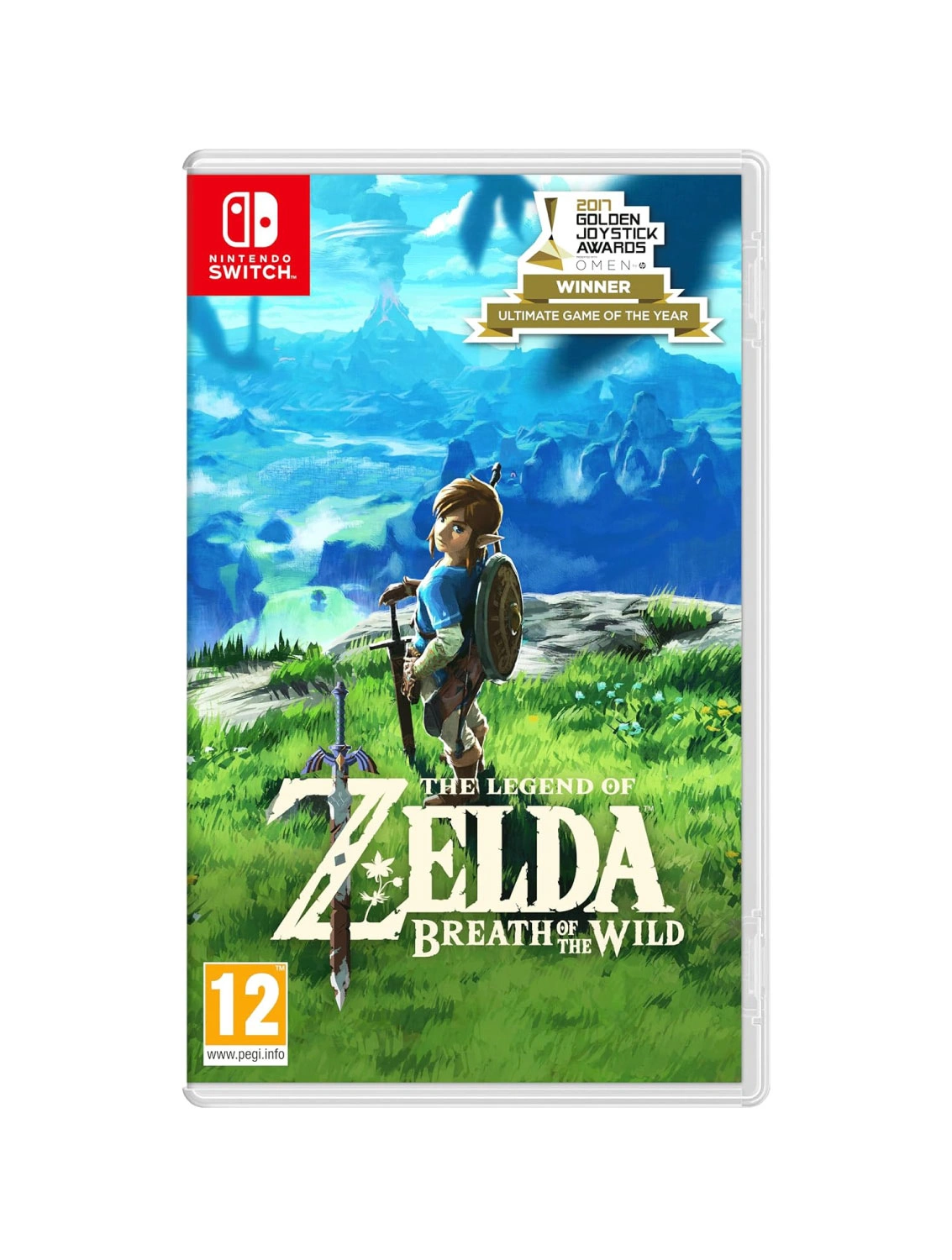 The Legend of Zelda Breath of the Wild Nintendo Switch case front