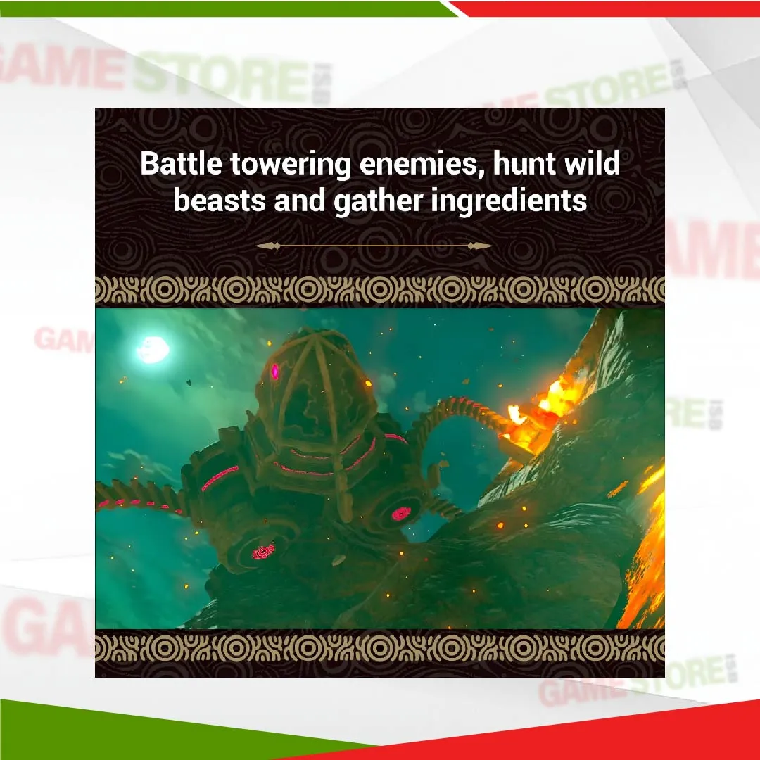 Zelda Breath of the Wild Nintendo Switch open world gameplay