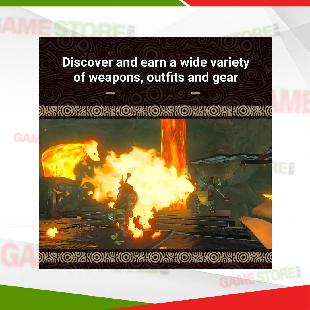 Action adventure Nintendo Switch game combat scene