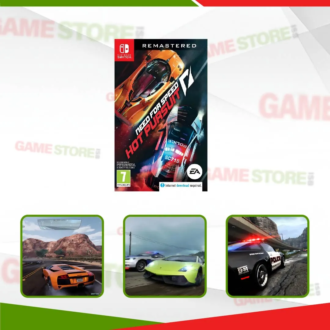 Need For Speed Hot Pursuit Remastered Nintendo Switch cars lineup