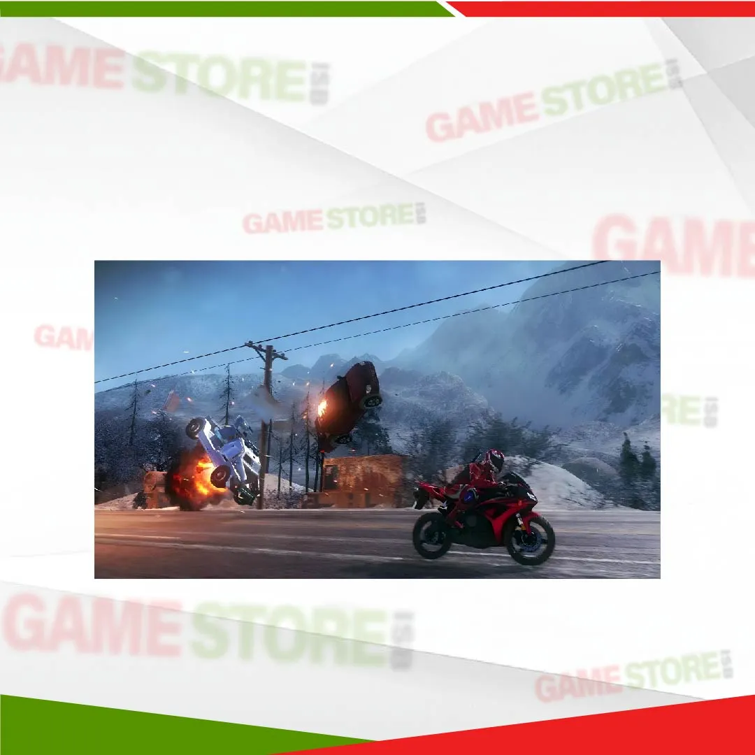 Road Redemption Switch game motorcycle combat scene