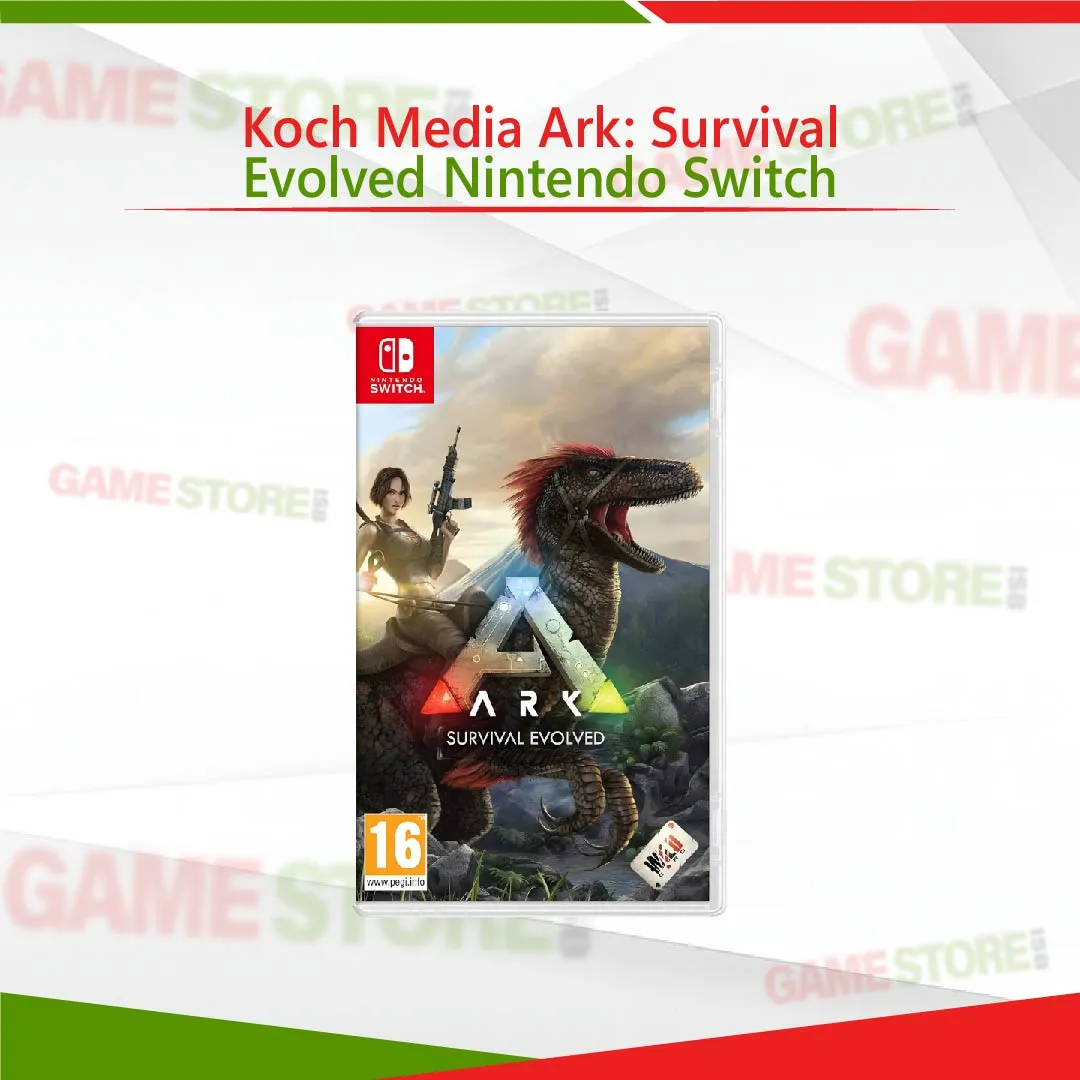 ARK Survival Evolved Nintendo Switch game case front cover