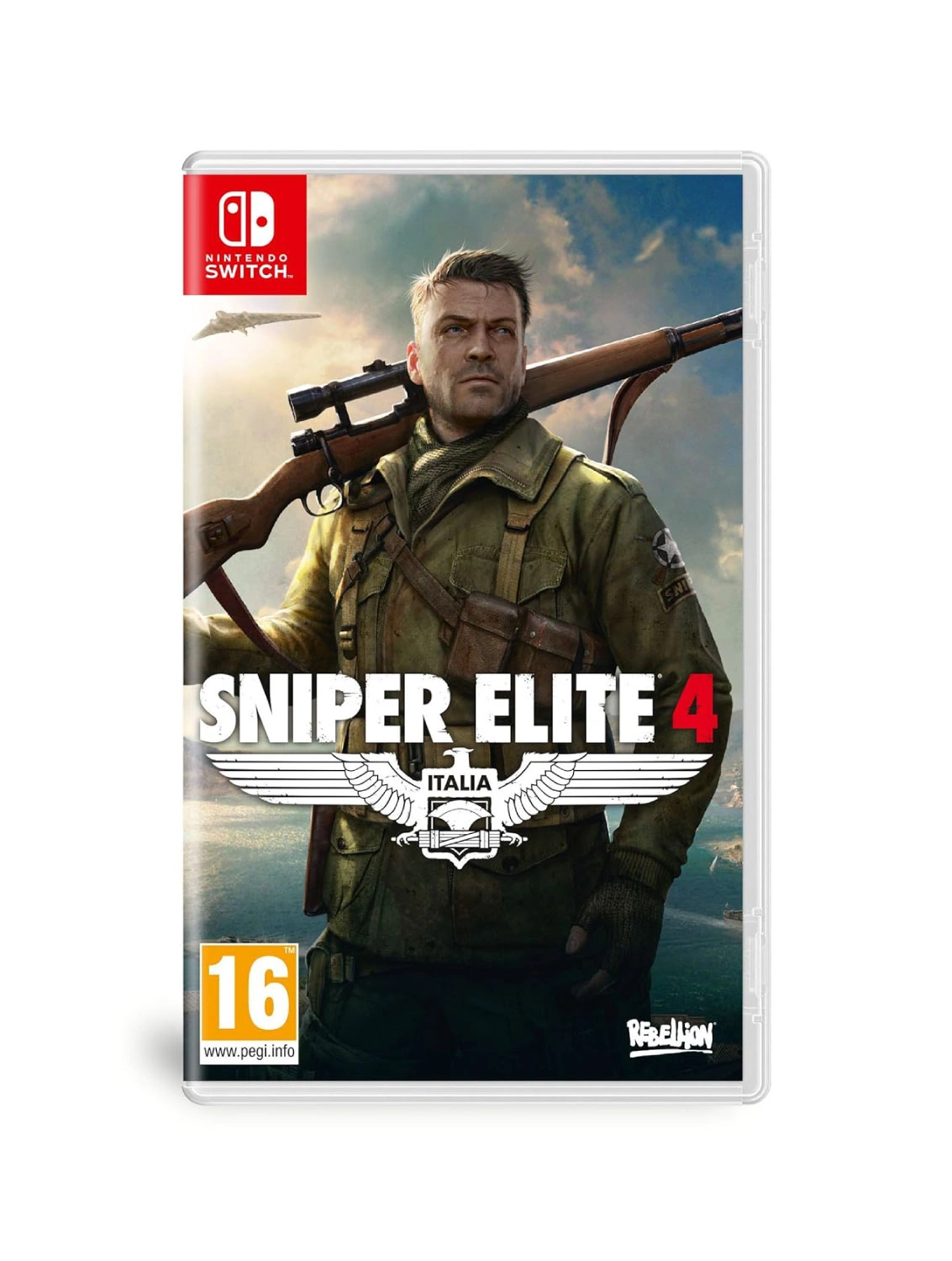 Sniper Elite 4 Nintendo Switch game case front cover