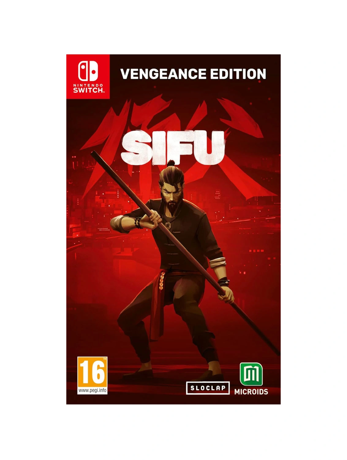 Sifu Vengeance Edition Nintendo Switch game case front cover