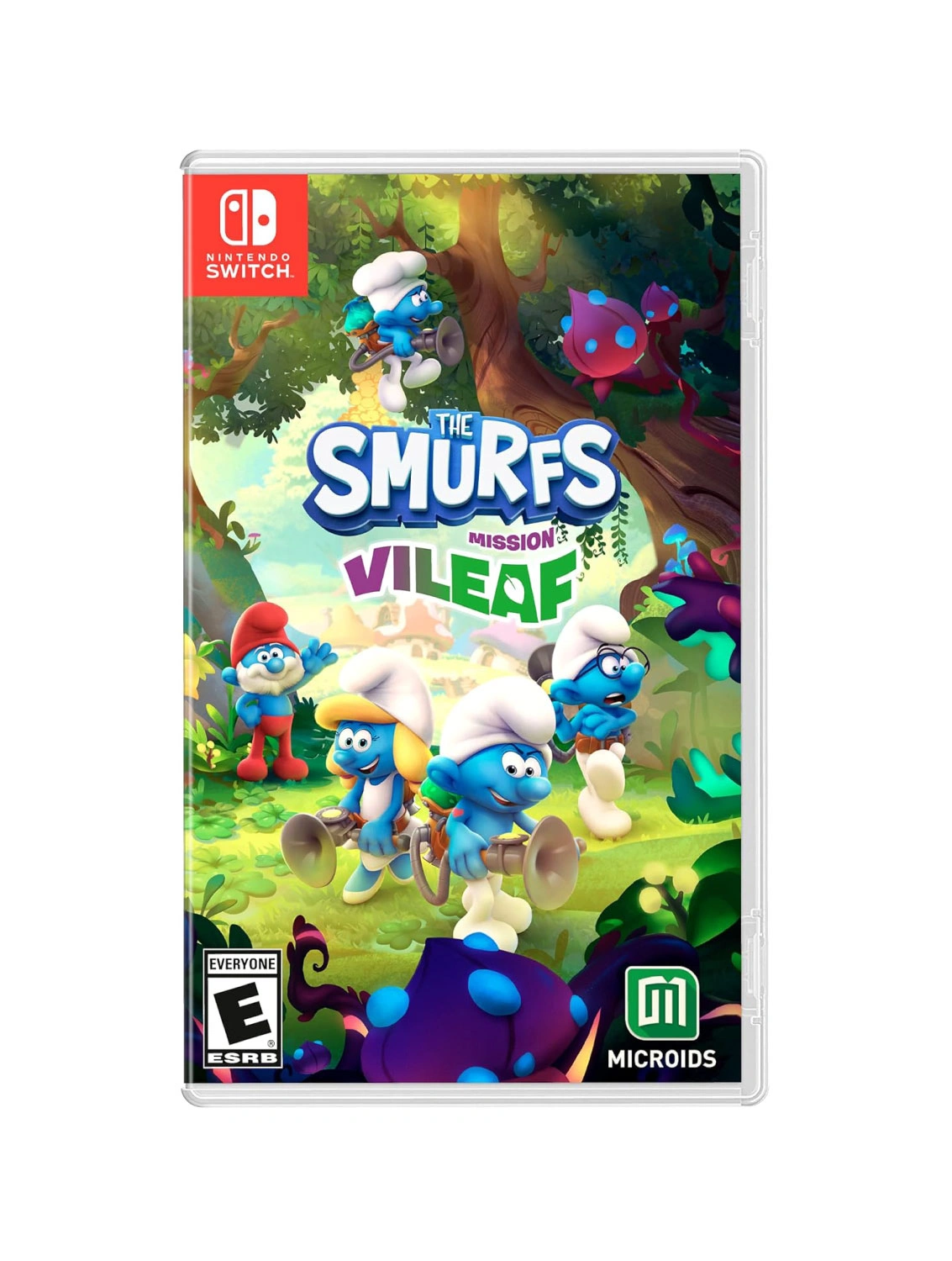 The Smurfs Mission Vileaf Collector Edition Nintendo Switch case front