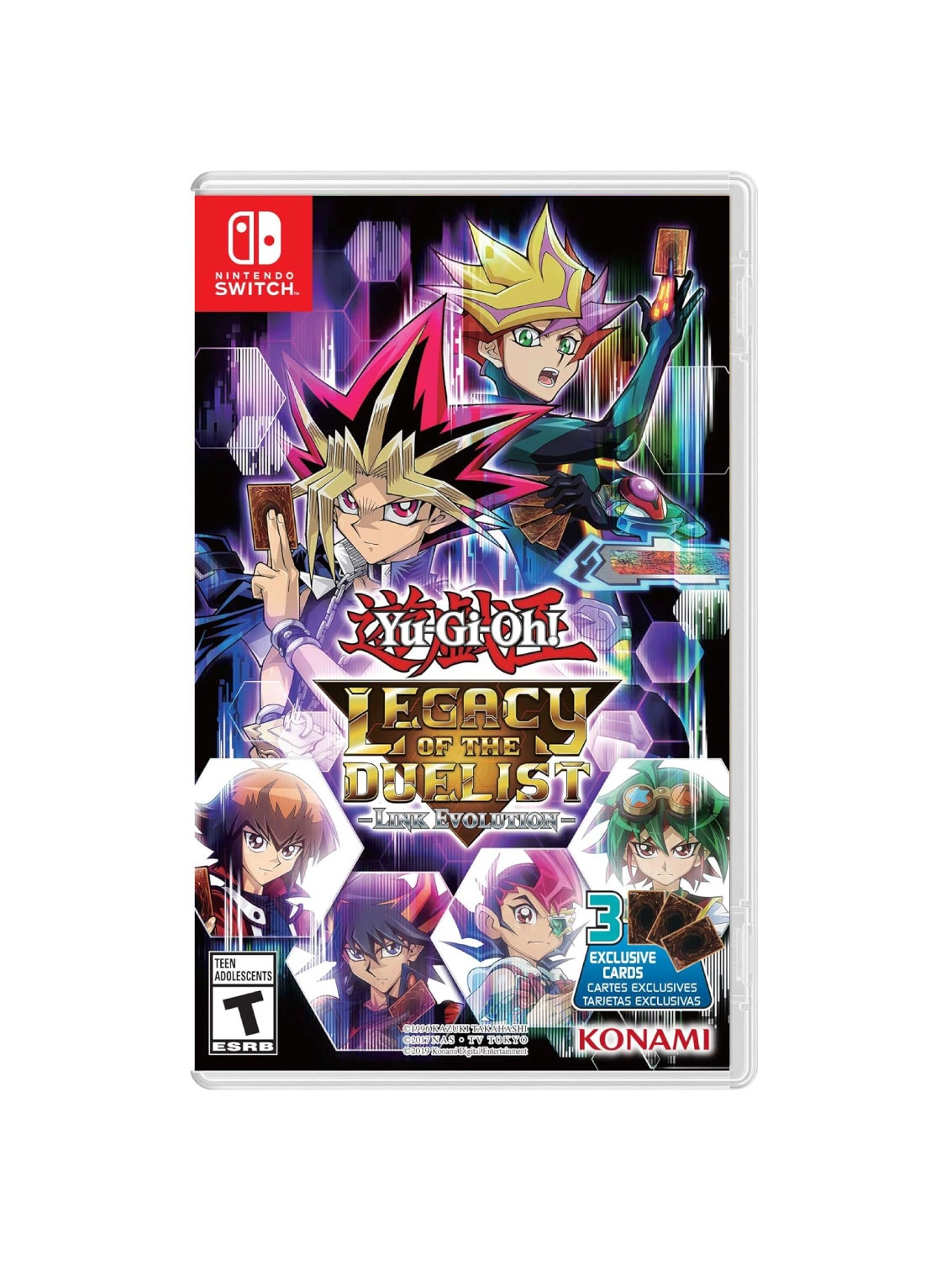 Yu-Gi-Oh Legacy of the Duelist Link Evolution Nintendo Switch case front