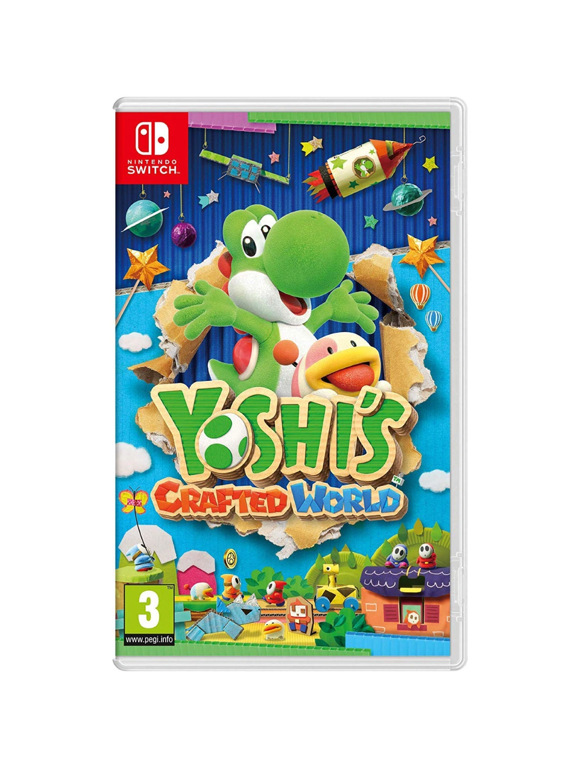 Yoshi's Crafted World Nintendo Switch European Version case front