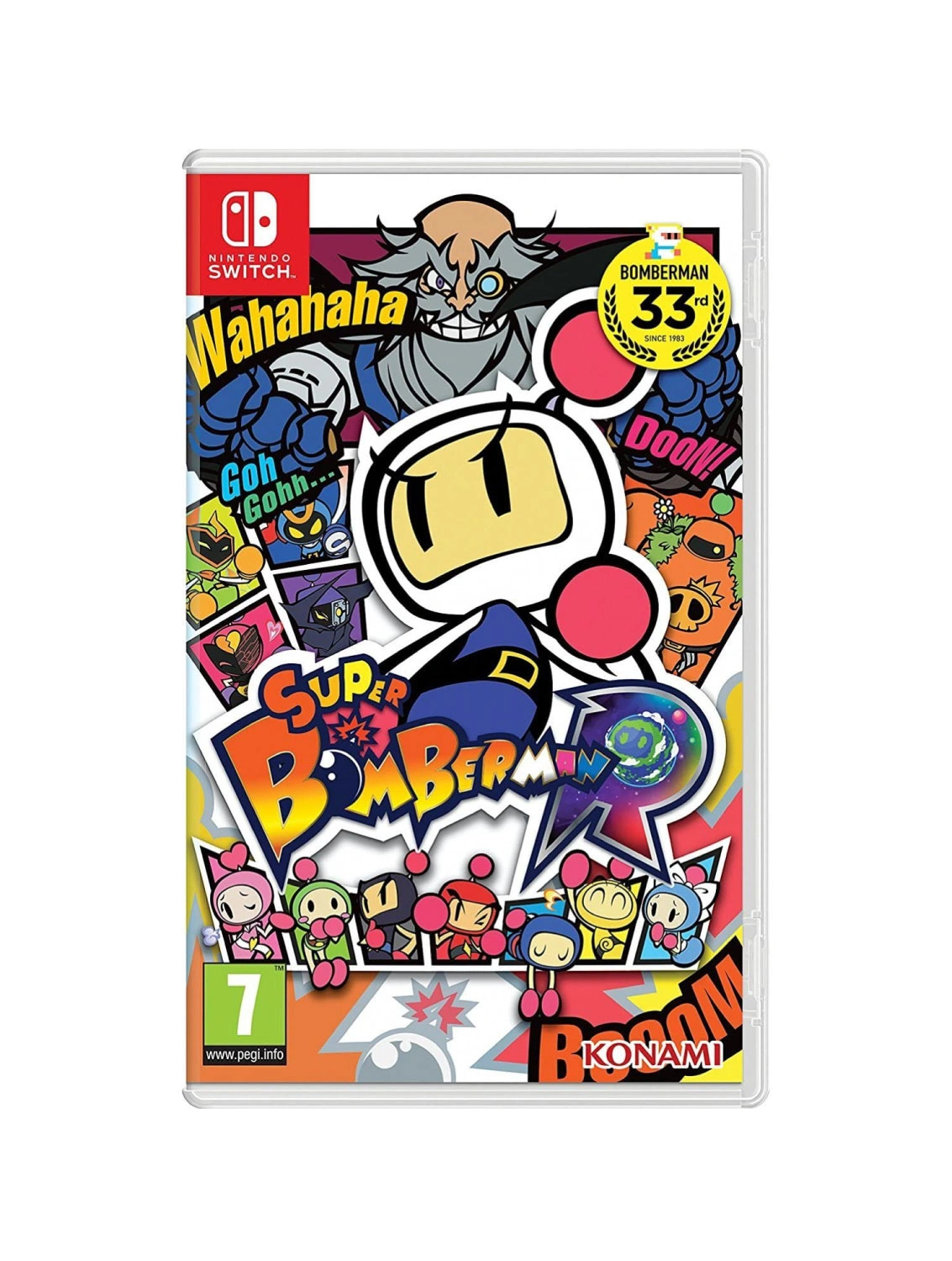 Super Bomberman R Nintendo Switch game case front cover