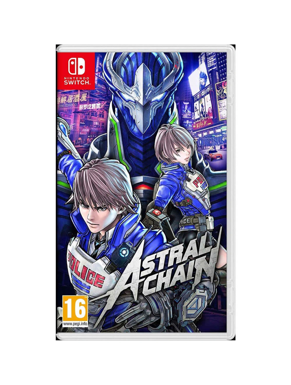 Astral Chain Nintendo Switch cartridge front cover