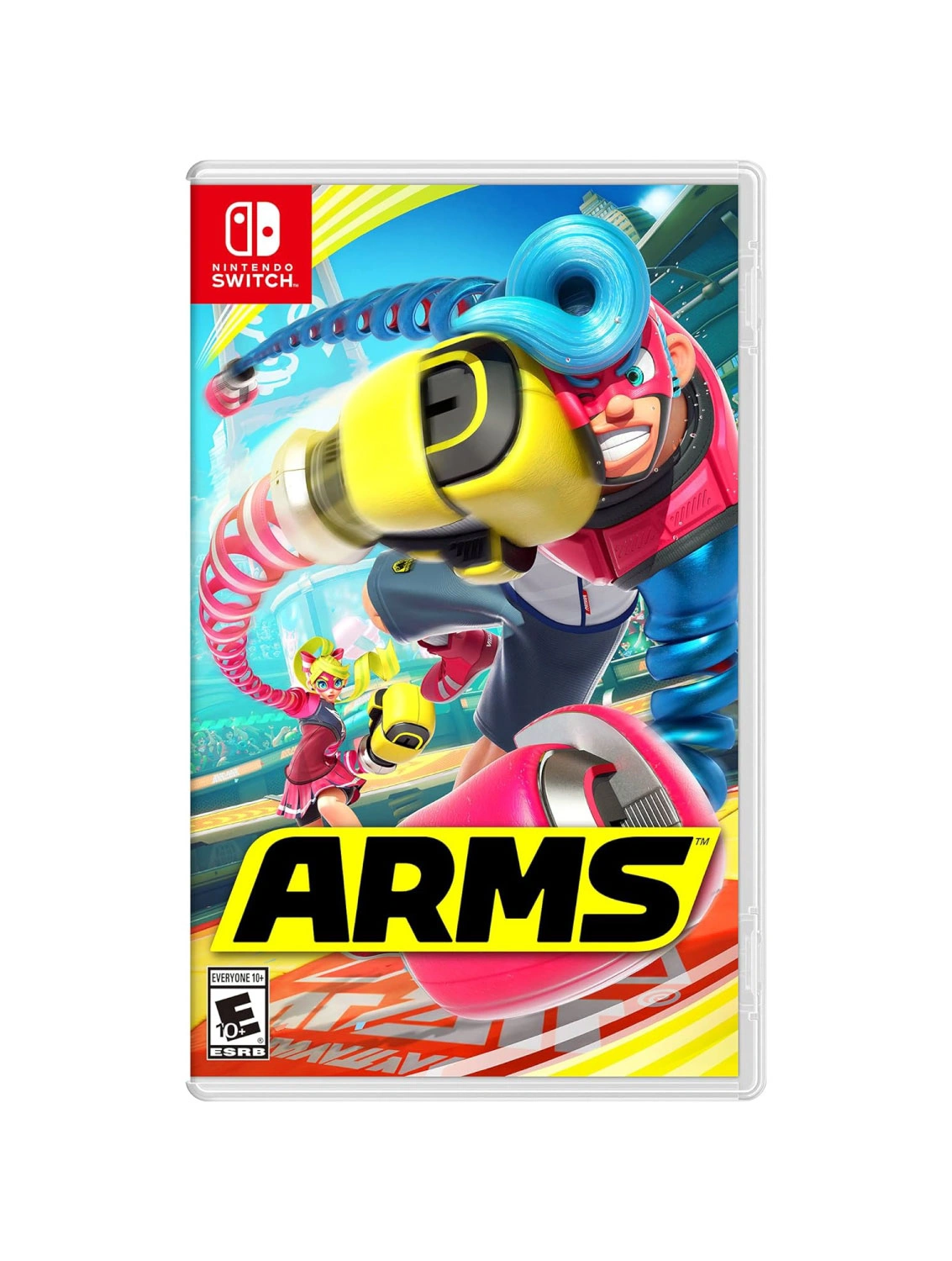 Arms Nintendo Switch cartridge front cover