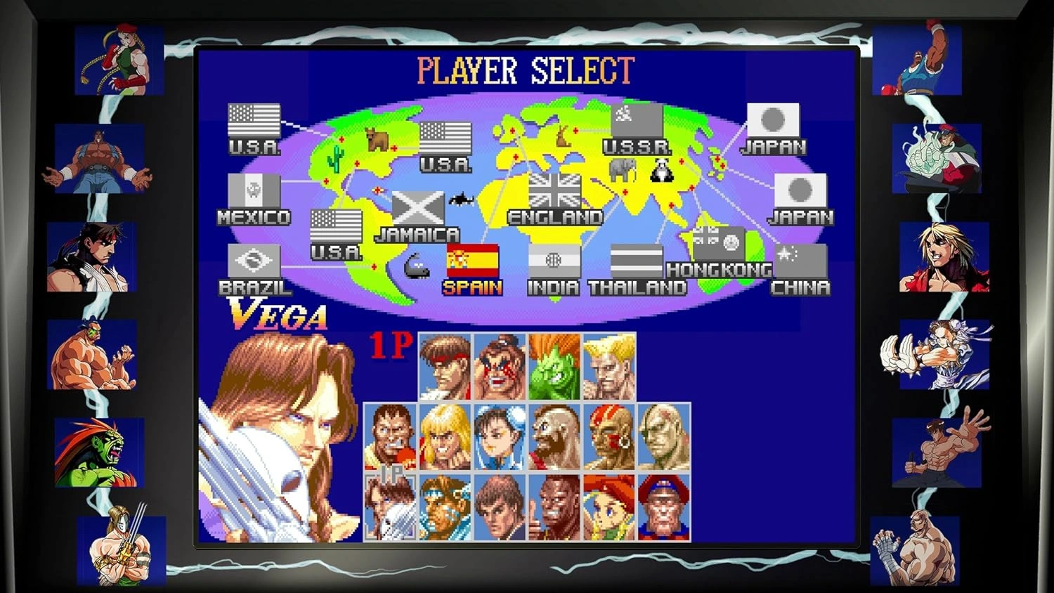 Street Fighter 30th Anniversary Collection Nintendo Switch case showing the iconic Street Fighter character lineup
