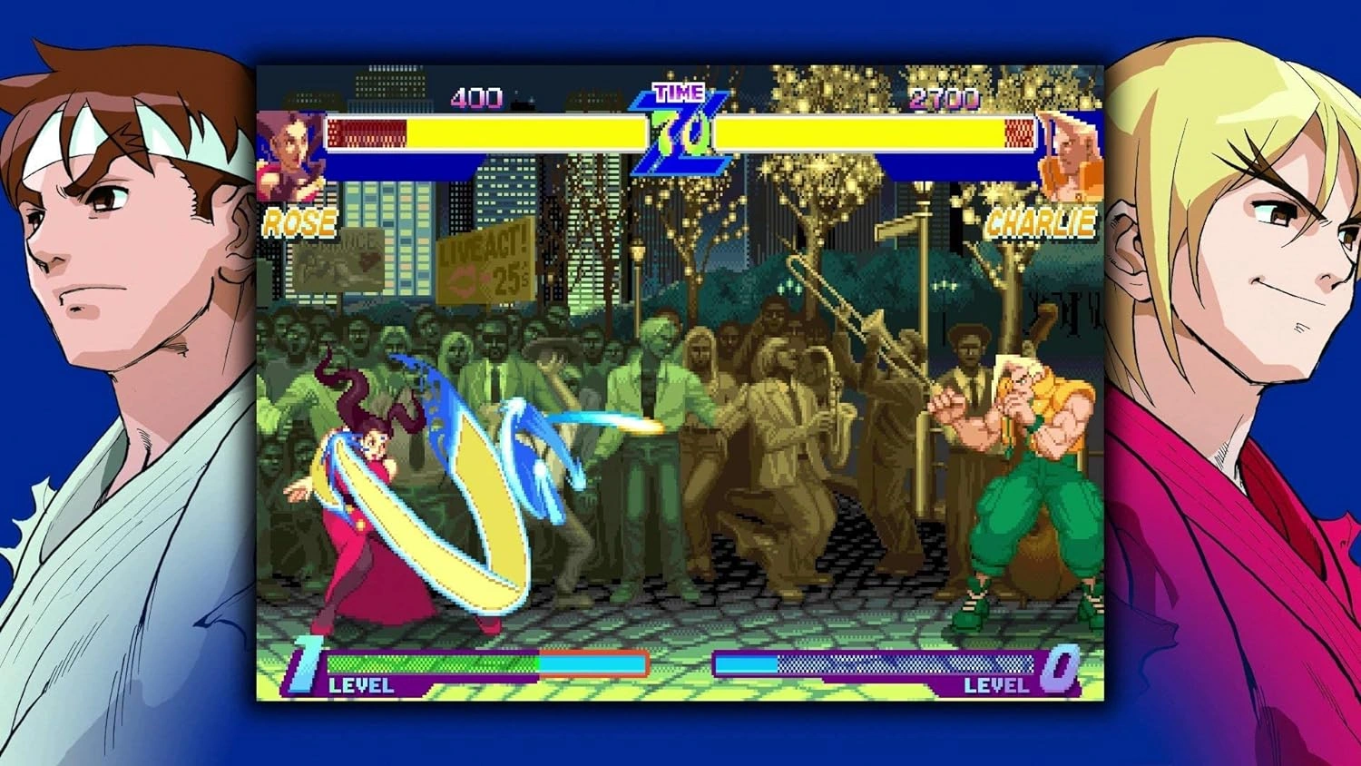 Street Fighter 30th Anniversary Collection Nintendo Switch case showing the iconic Street Fighter character lineup