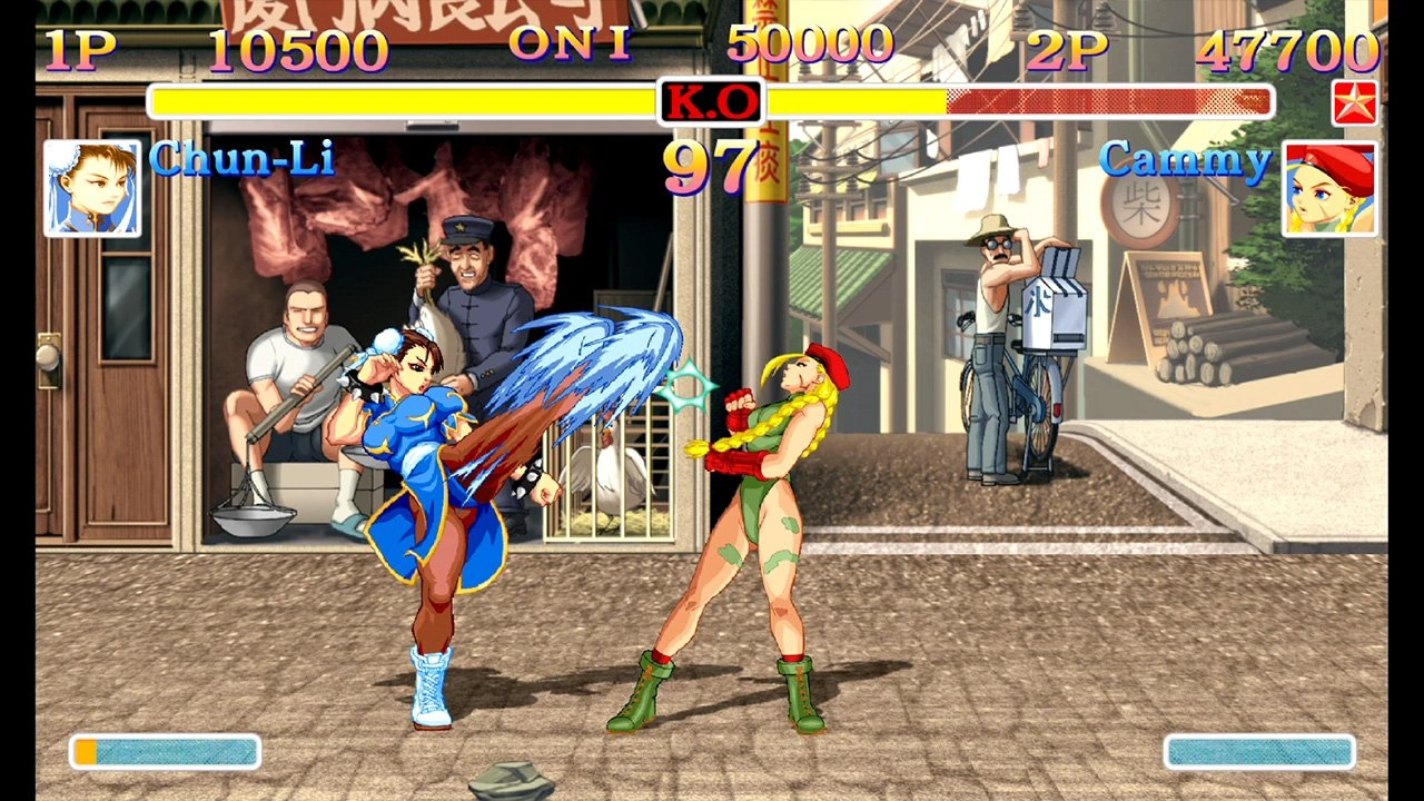 Ultra Street Fighter 2 Nintendo Switch game box showing Ryu and the classic fighter lineup