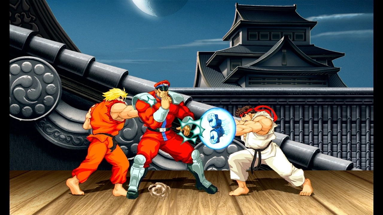 Ultra Street Fighter 2 Nintendo Switch game box showing Ryu and the classic fighter lineup