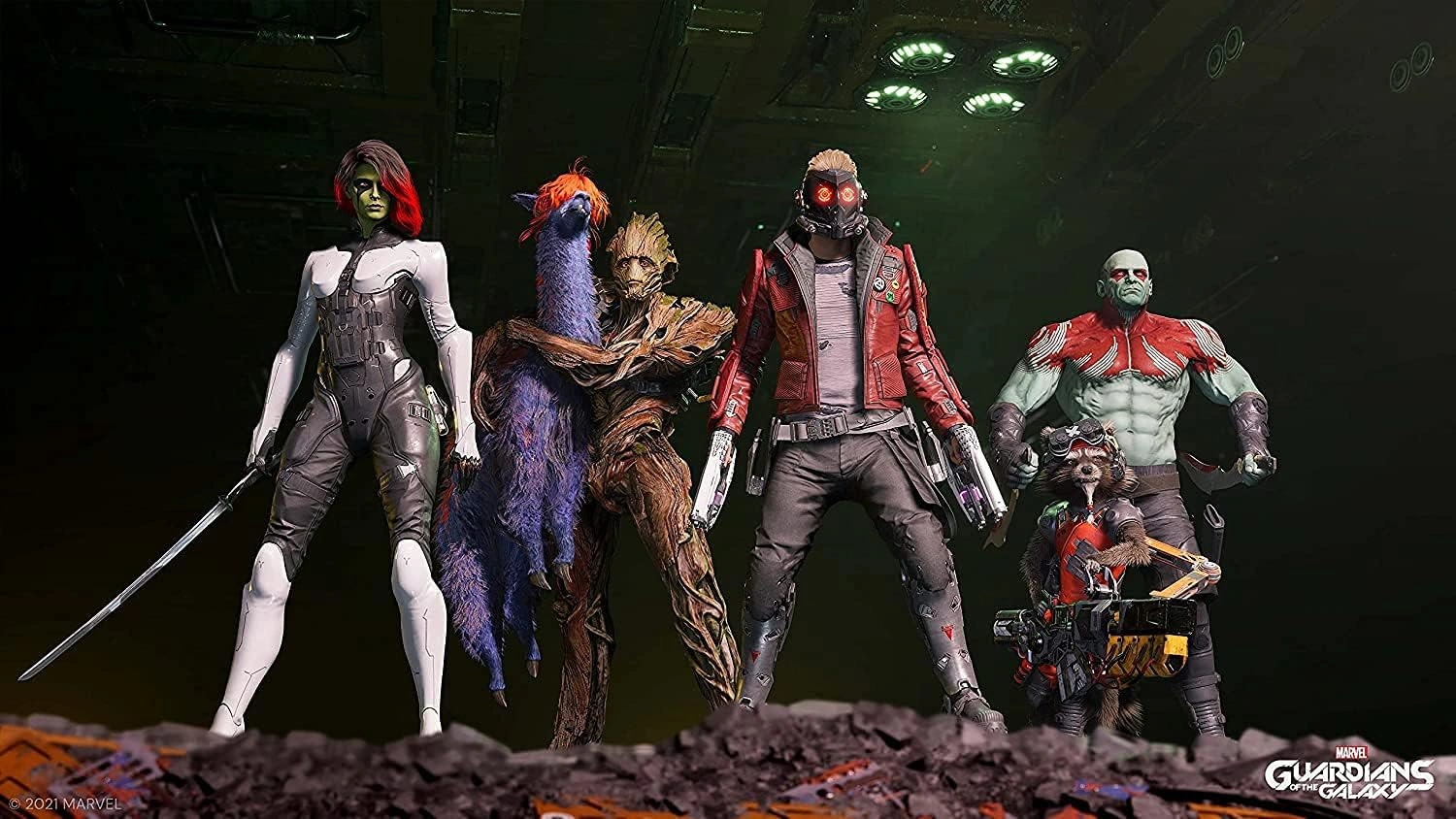 Marvel's Guardians of the Galaxy PS5 Superhero Action Game Cover Pakistan