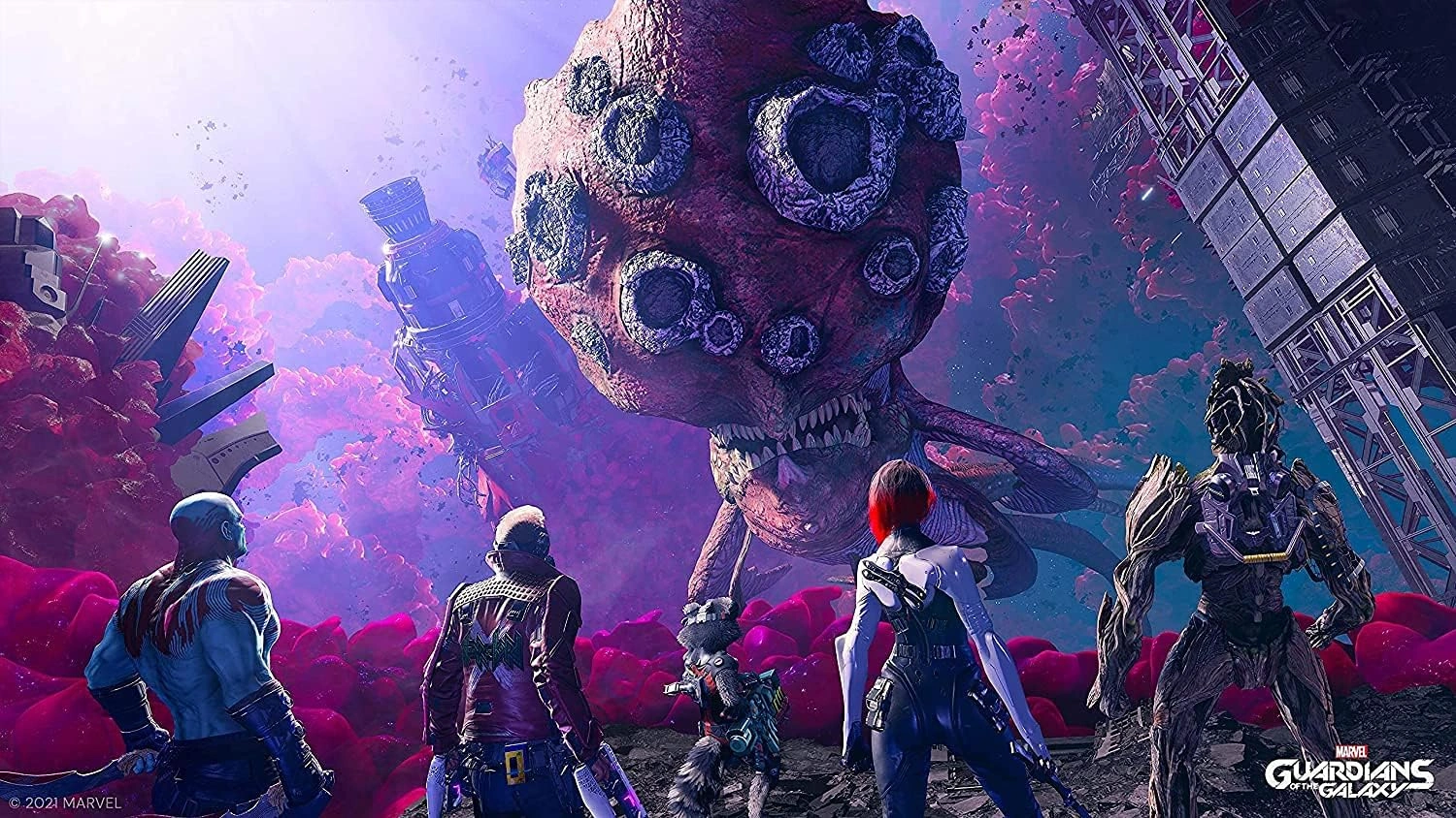 Marvel's Guardians of the Galaxy PS5 Superhero Action Game Cover Pakistan